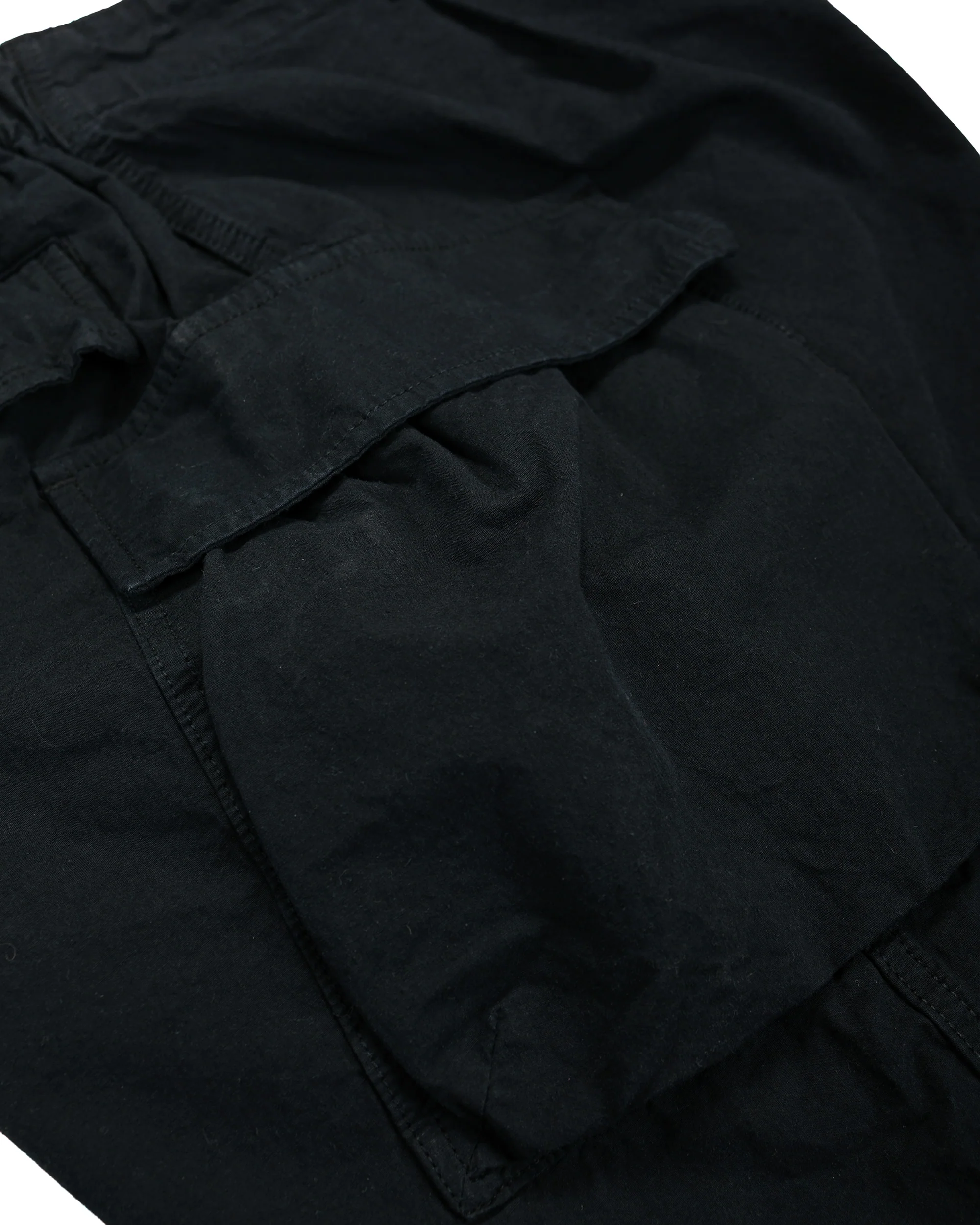 Sage de Cret CO/HEMP High Density Single Pleated Peg Top Pants Black - Image 5