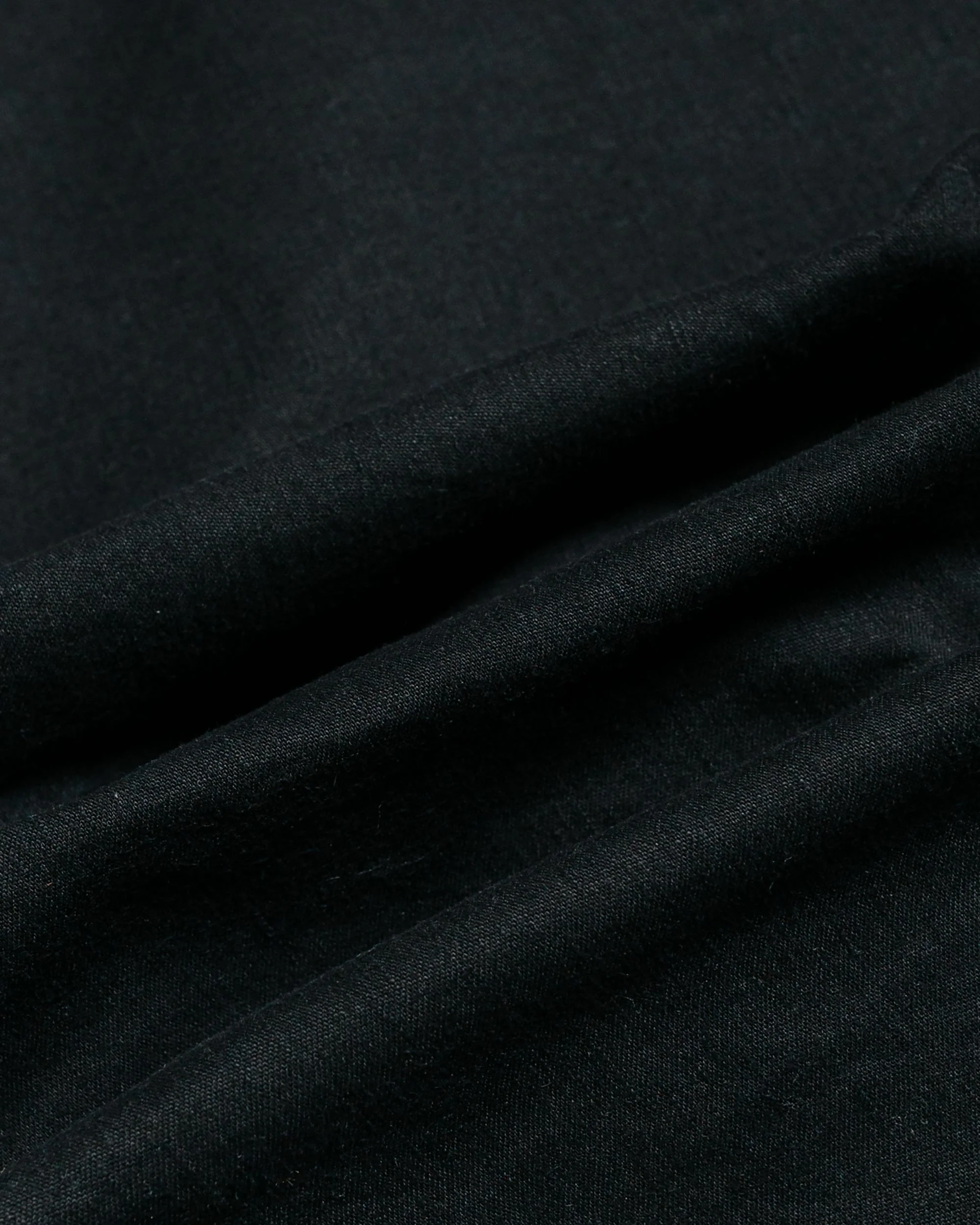 Sage de Cret Cotton/Linen Back Satin Pegtop Military Pants Black - Image 5