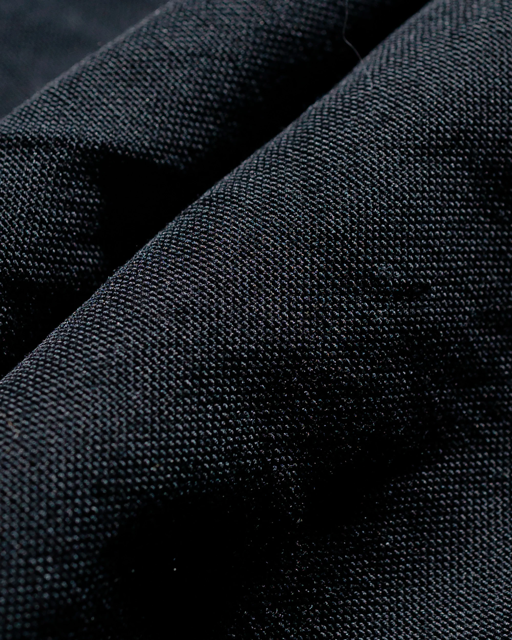 Sage de Cret High Density Wool/Linen Oxford Pegtop Single Pleat Pants Black - Image 6