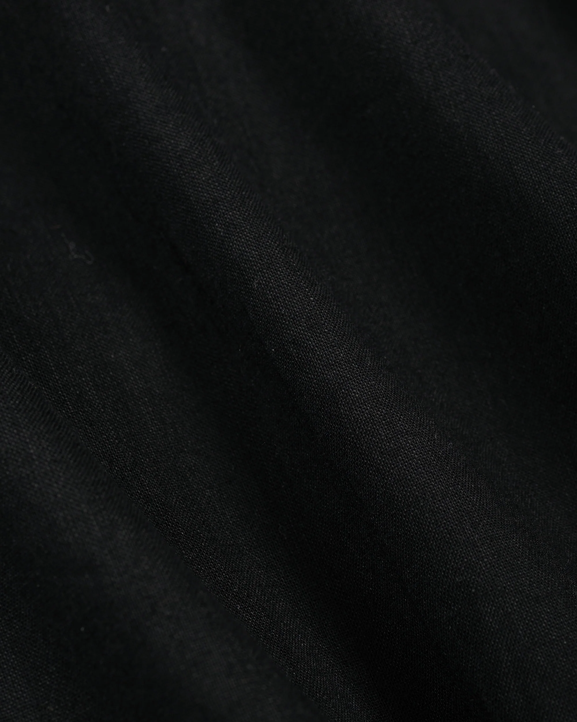 Sage de Cret LI/CO/WO Washed Lawn Cloth Work Shirt Jacket Black - Image 6