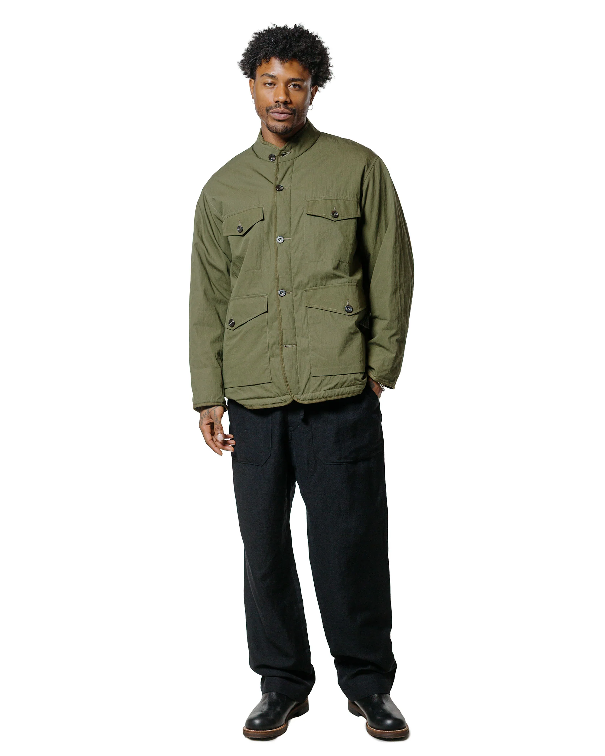 Sage de Cret Serge Wide Baker Pants Black - Image 4