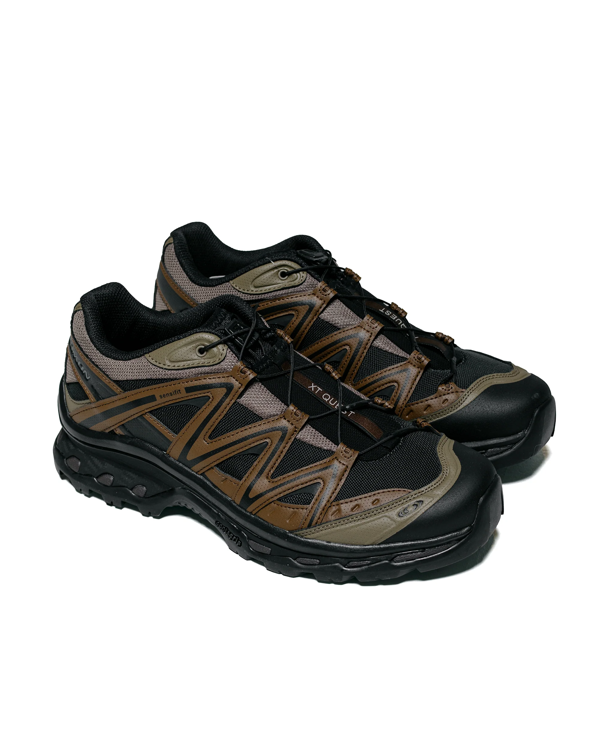 Salomon XT-QUEST Black/Dark Earth/Stone Gray - Image 2