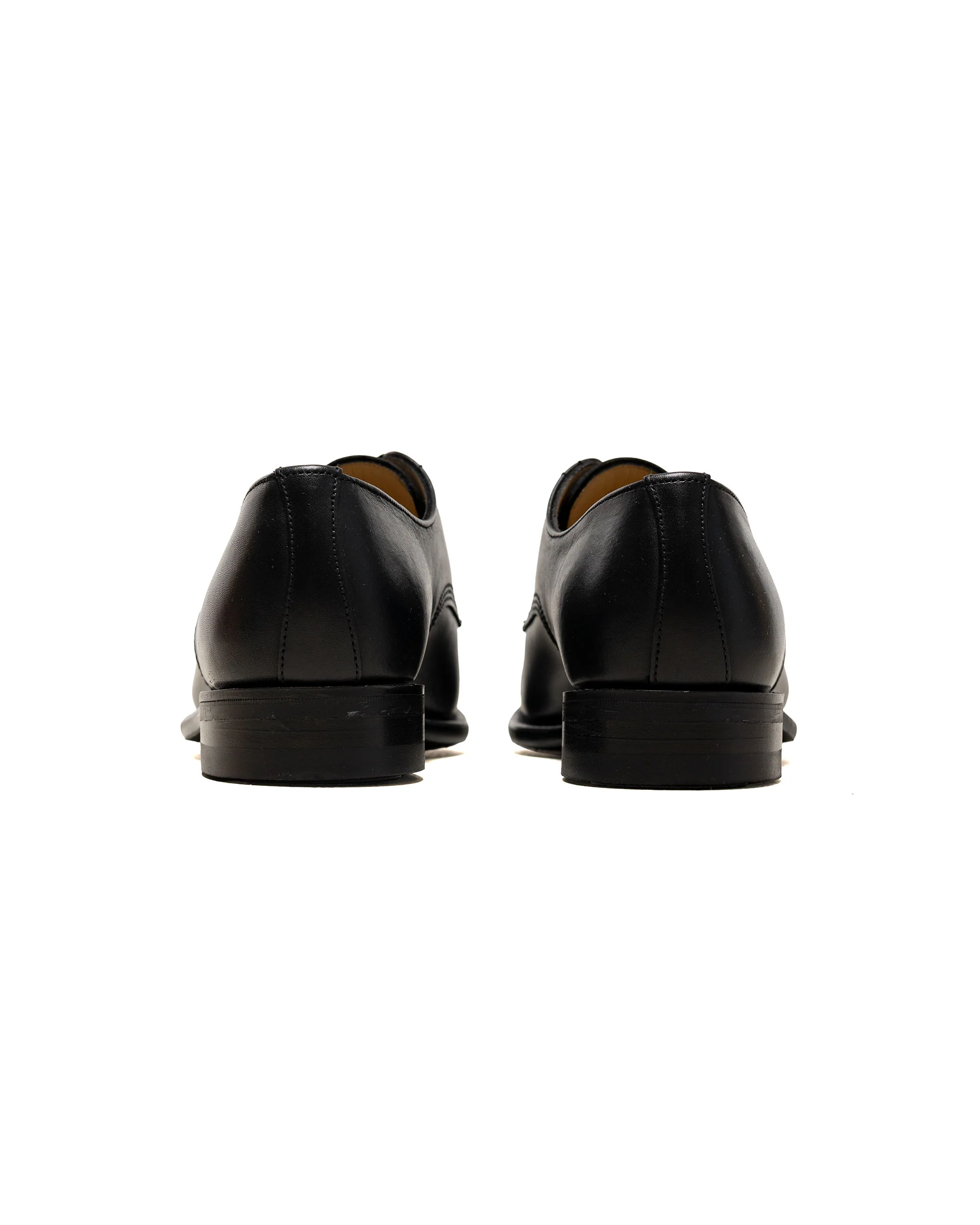 Sanders 1128BC Smooth Leather Military Derby Shoe Black - Image 4