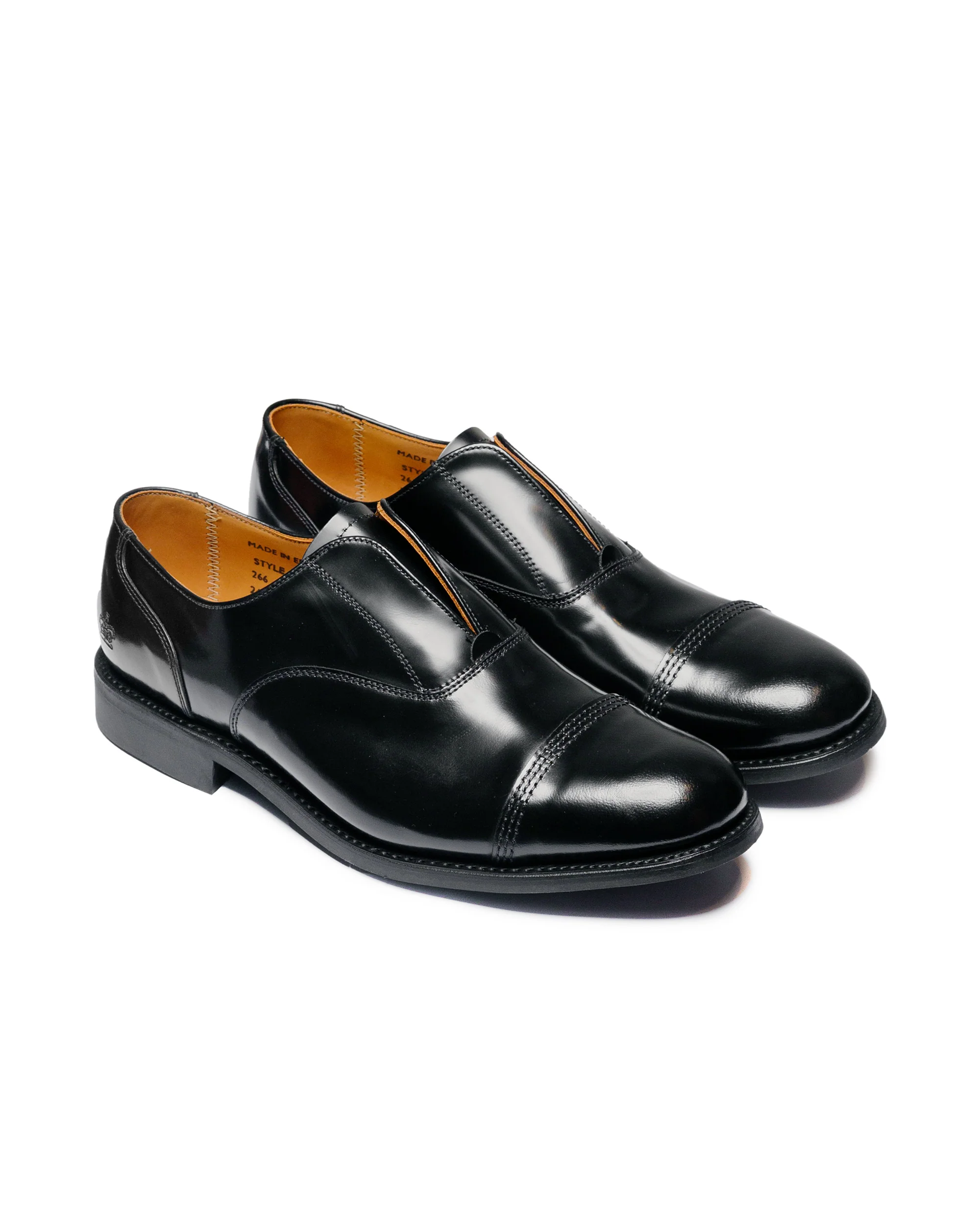Sanders 1742B No Lace Shoe Black - Image 2
