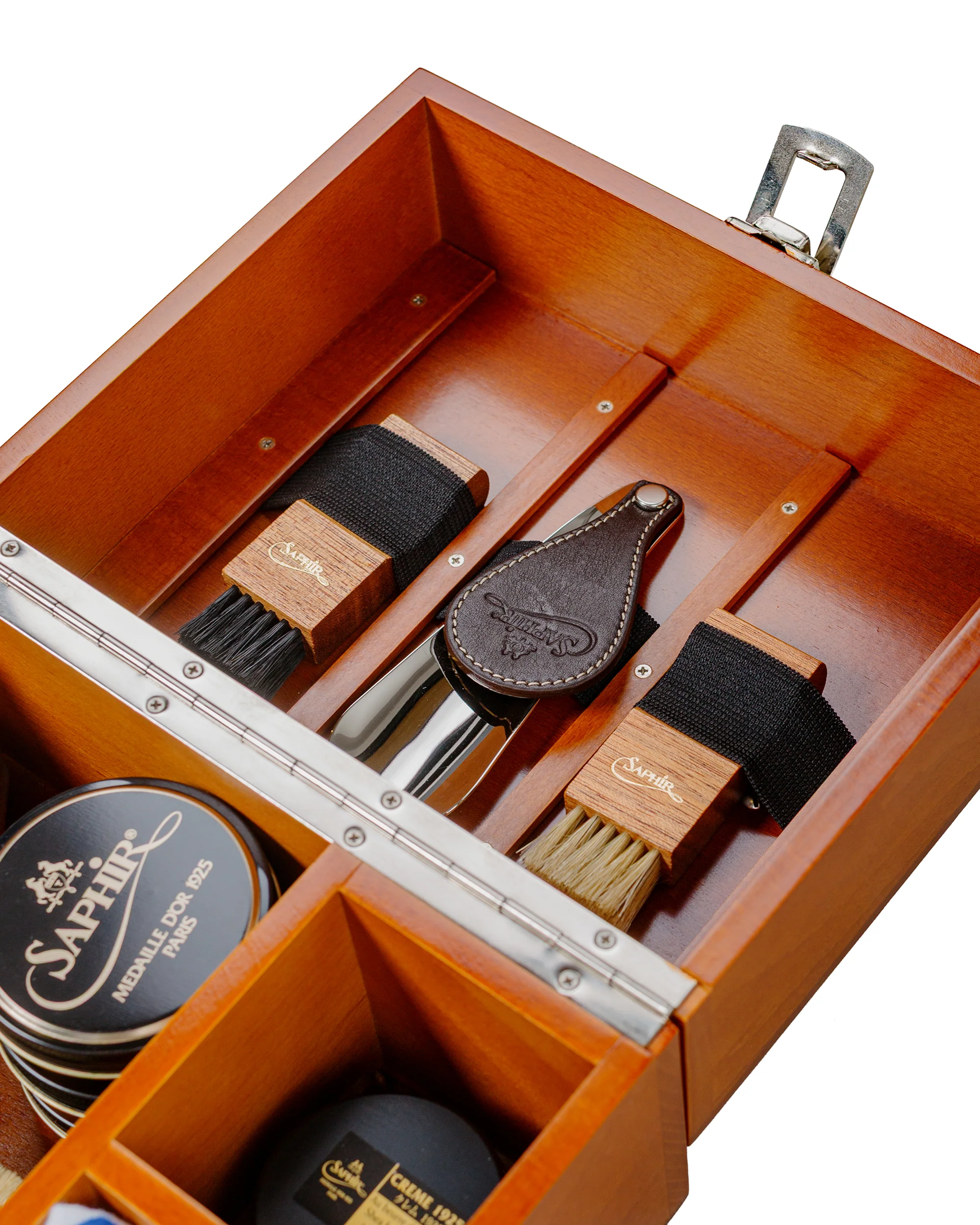 Saphir Groom Box Beech Wood Rosewood - Image 2