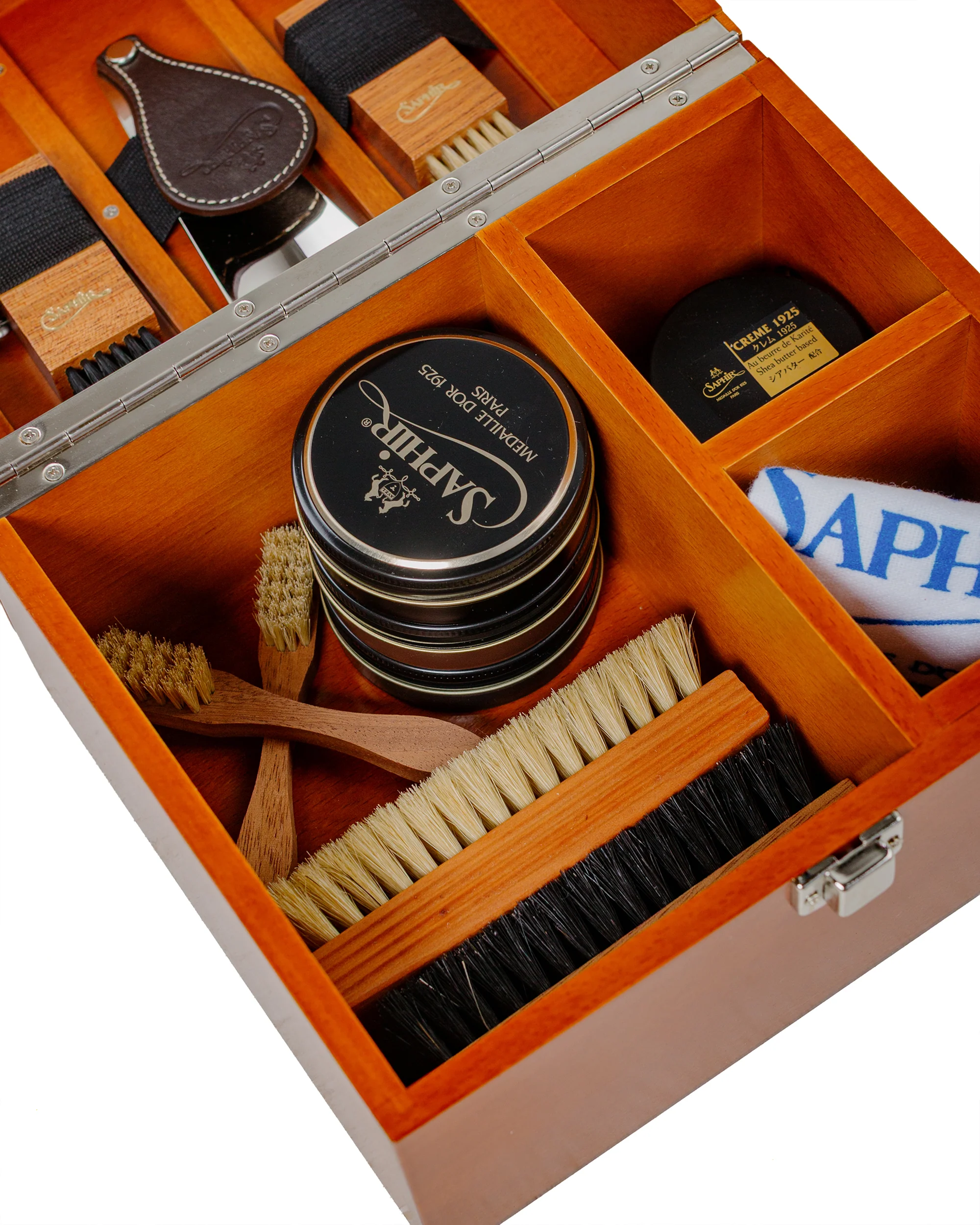 Saphir Groom Box Beech Wood Rosewood - Image 3