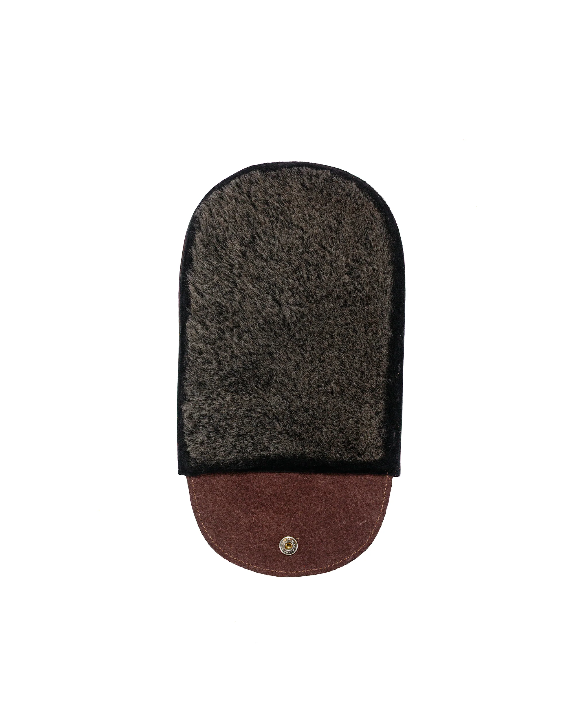 Saphir Mirror Polishing Glove Walabi Brown