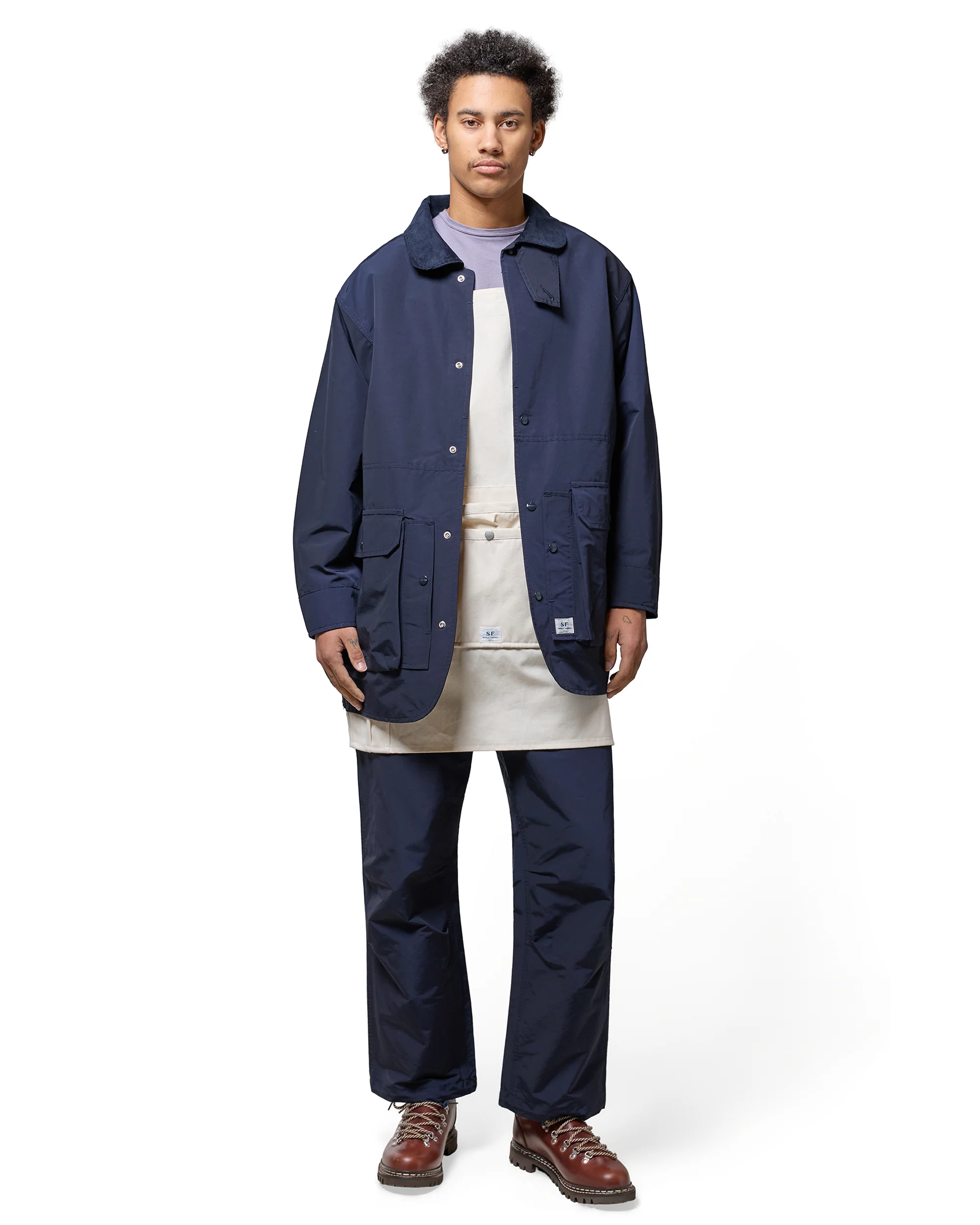 Sassafras Cultivator Coat 60/40 Cotton Nylon Navy - Image 4