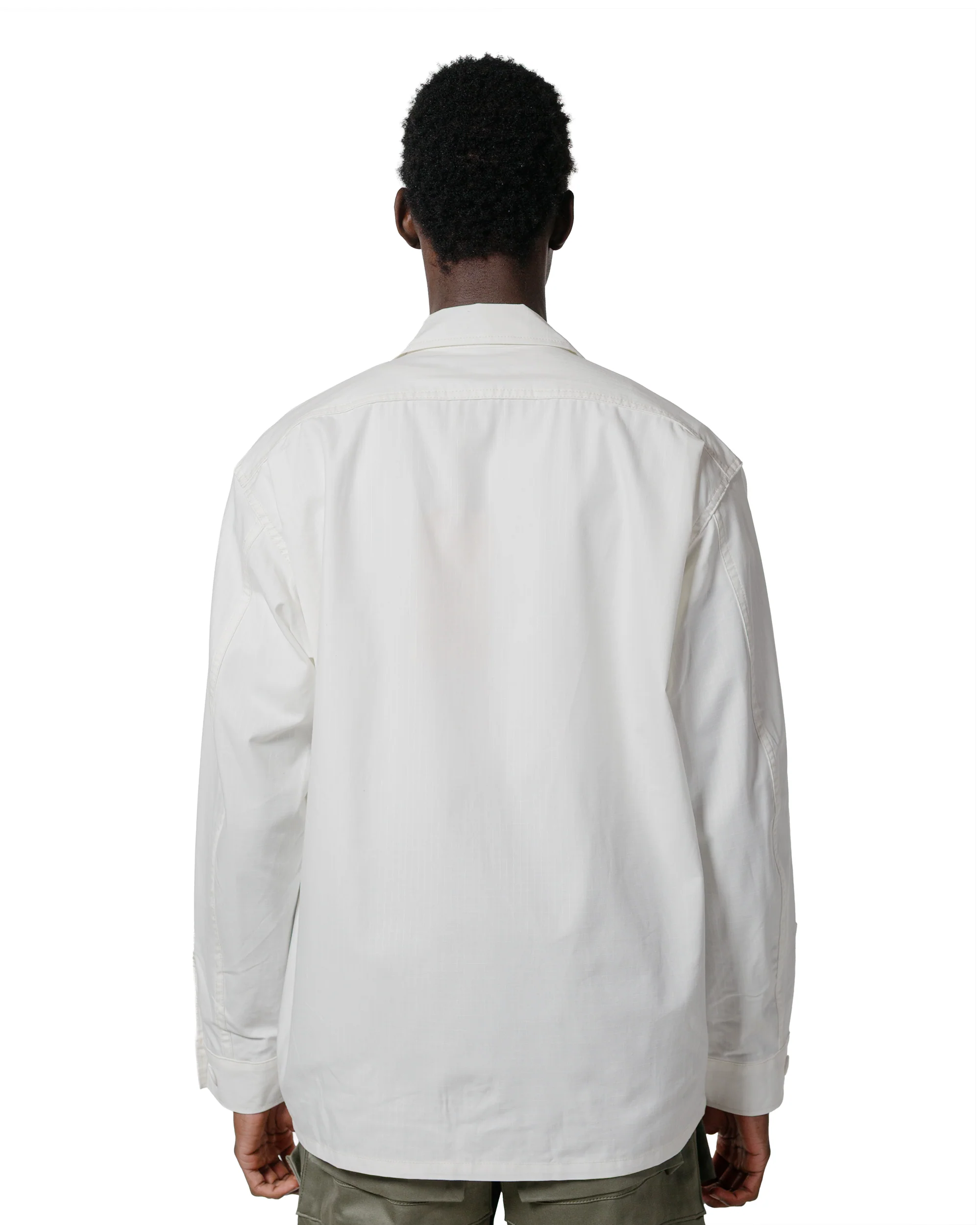 Sassafras Digs Crew Half Army Ripstop Off White - Image 3