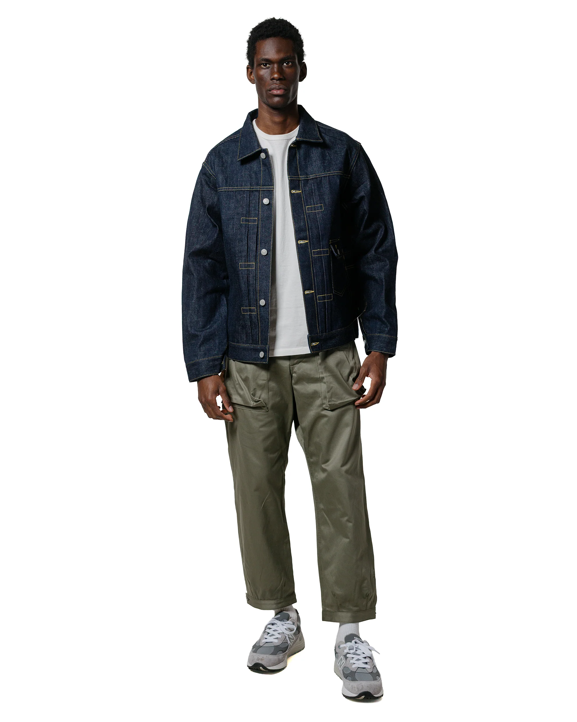 Sassafras Digs Crew Pants 4/5 41Khaki Chino Olive - Image 4