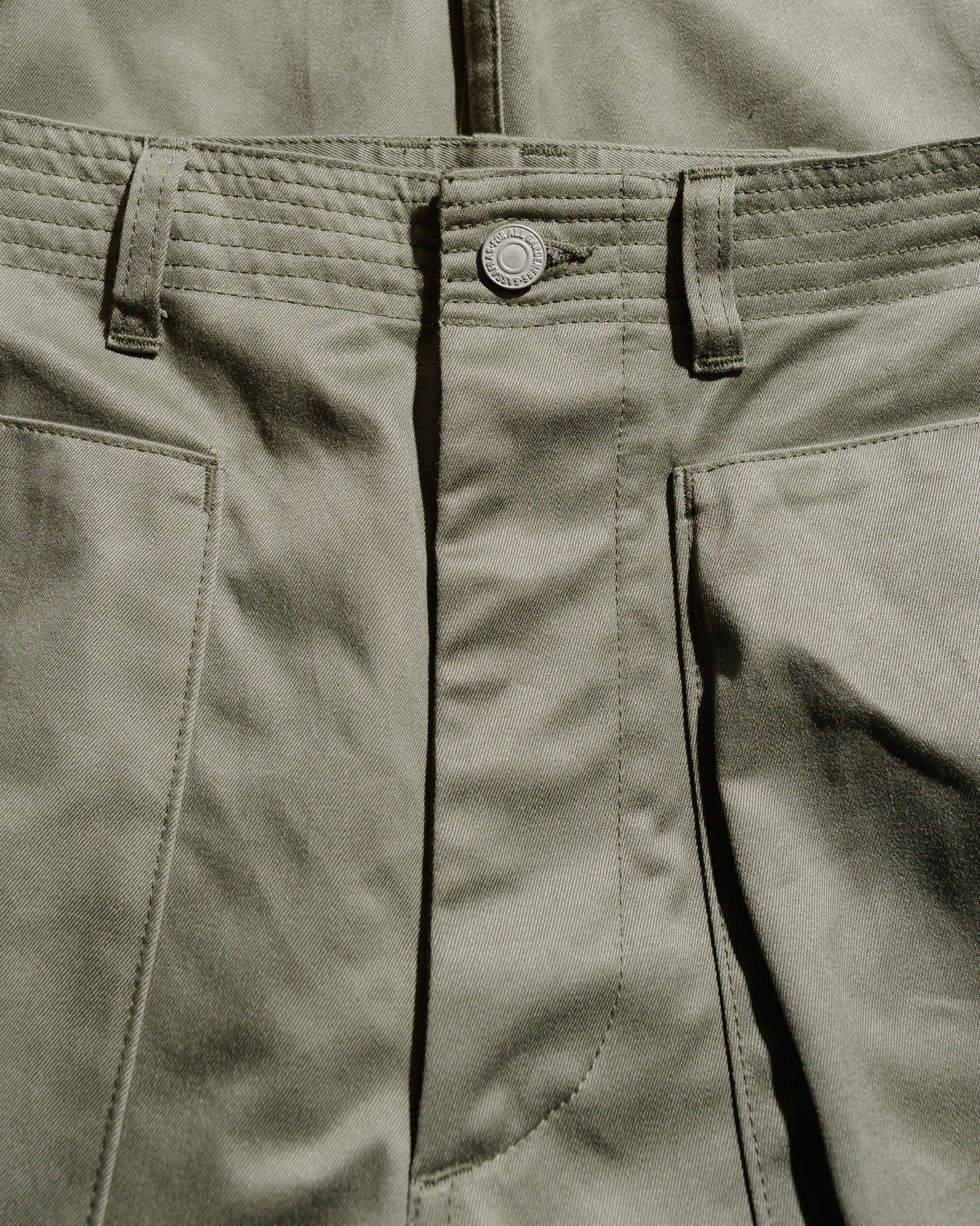 Sassafras Digs Crew Pants 4/5 41Khaki Chino Olive - Image 5