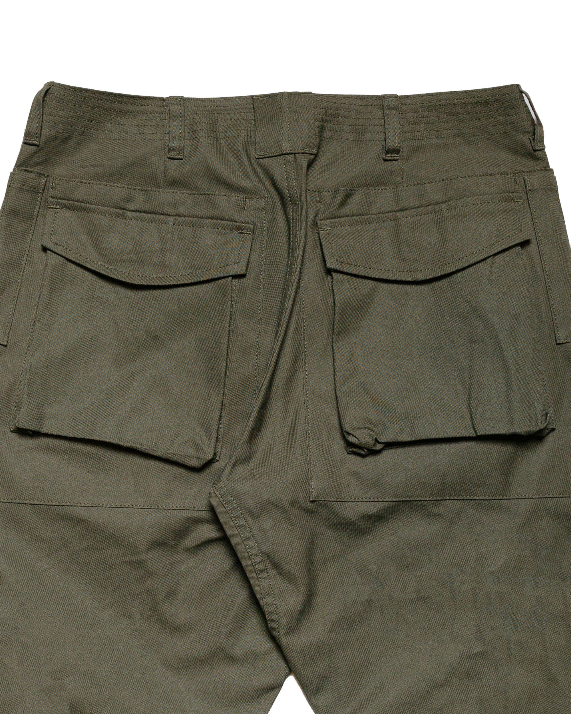 Sassafras Digs Crew Pants 4/5 Duck Canvas Olive - Image 5