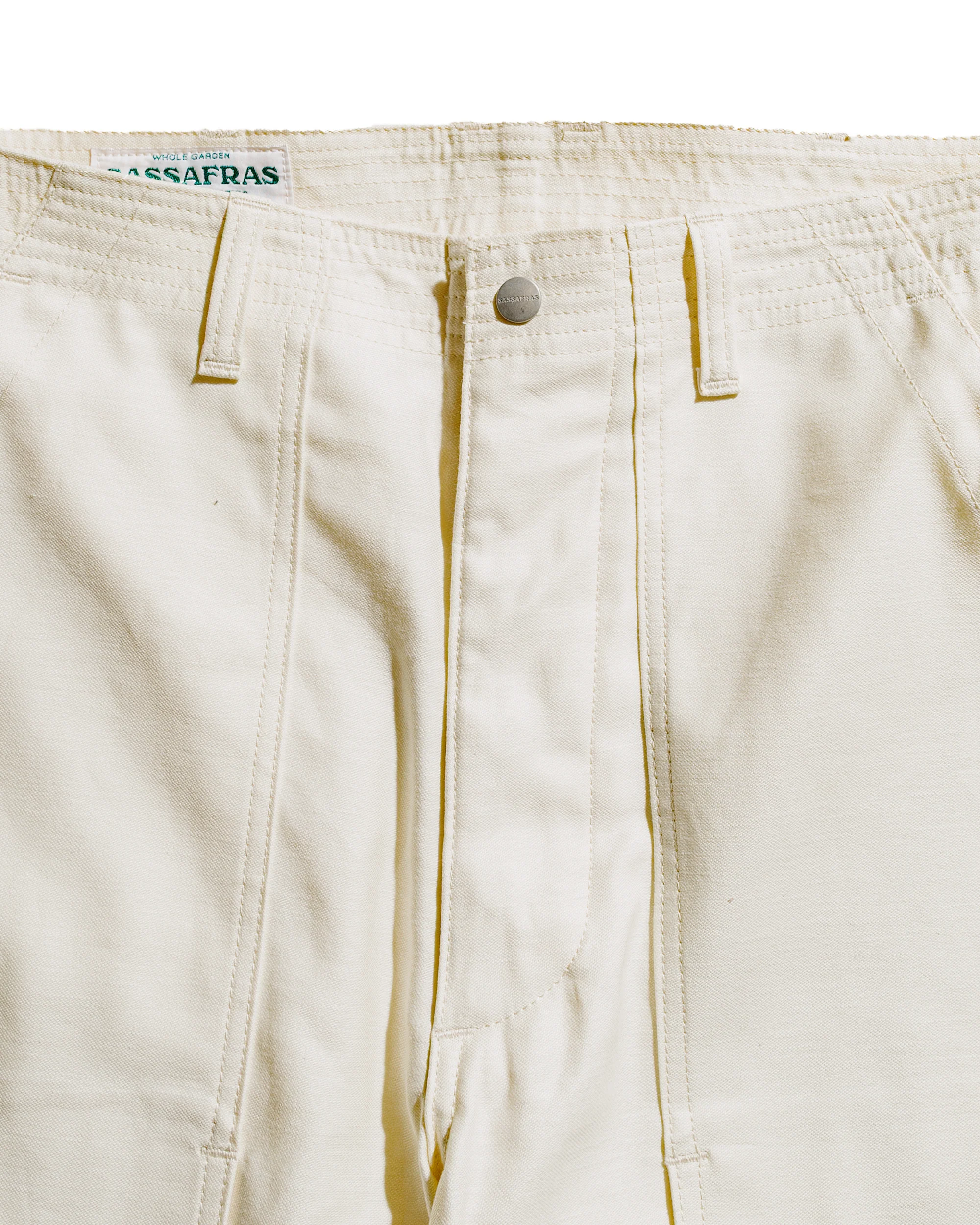 Sassafras F.S Cultivator Pants 1/2 Back Satin Natural - Image 5