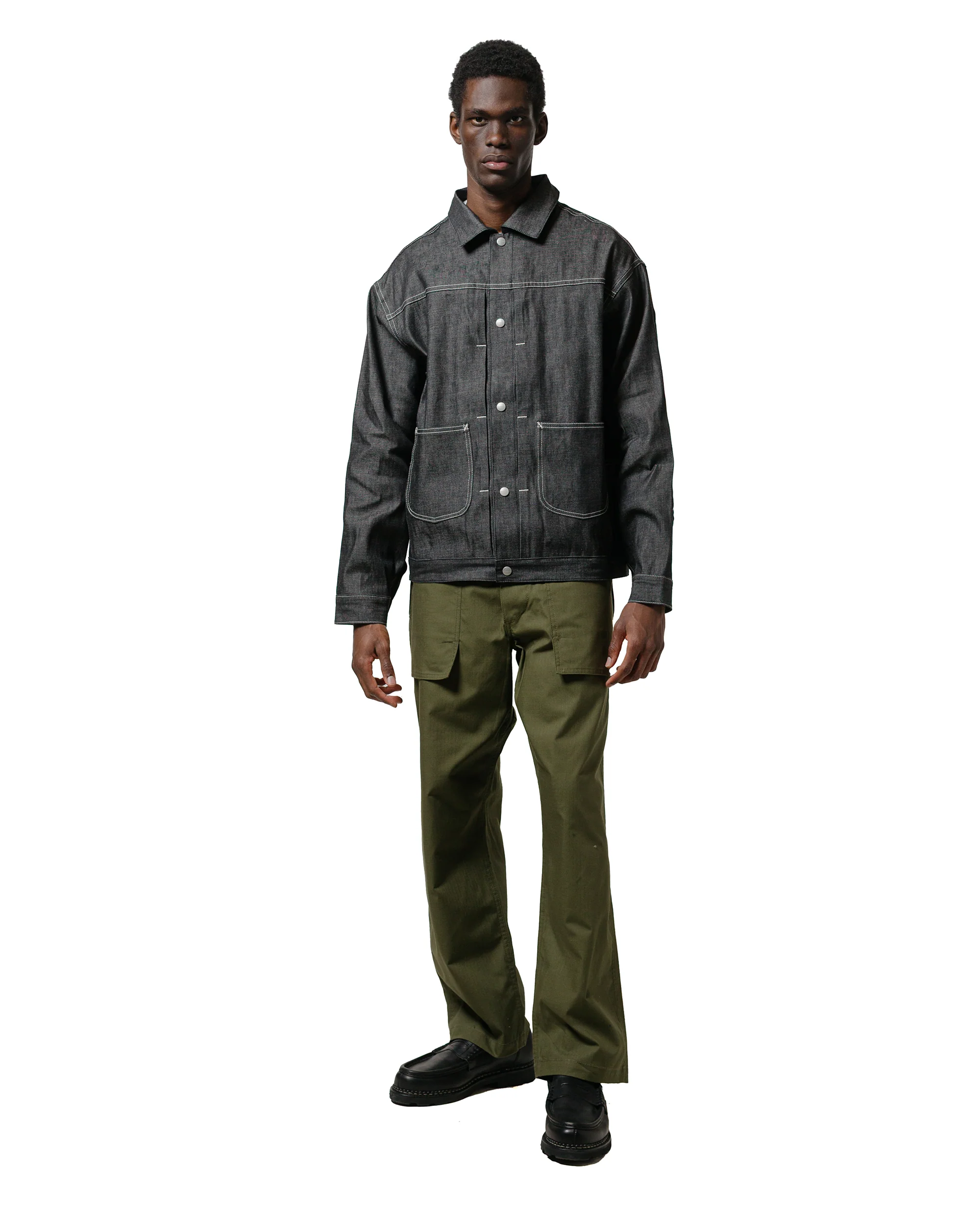 Sassafras F.S Cultivator Pants Army Ripstop Olive - Image 4