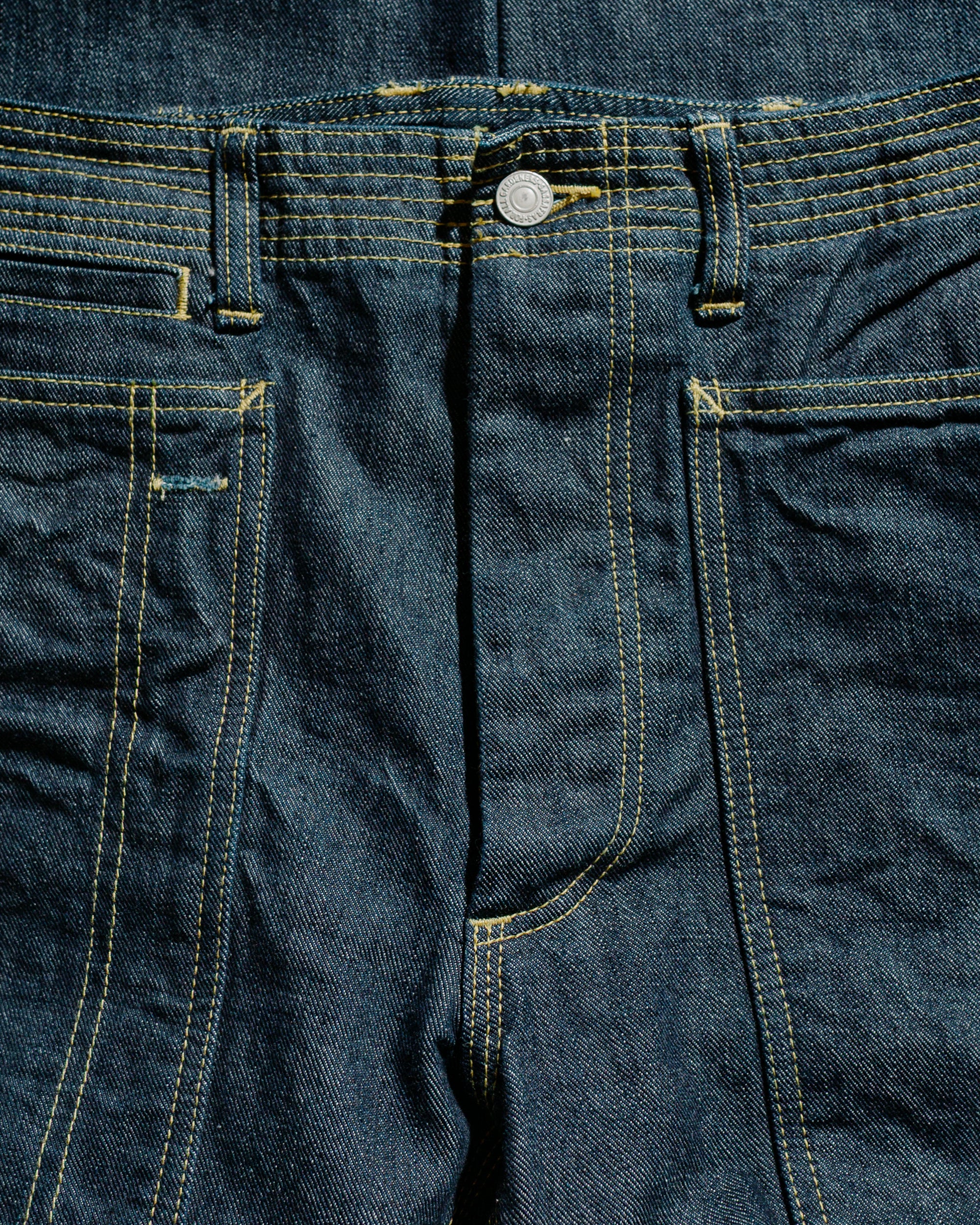 Sassafras Fall Leaf Sprayer Pants 13.5oz Denim Indigo - Image 5