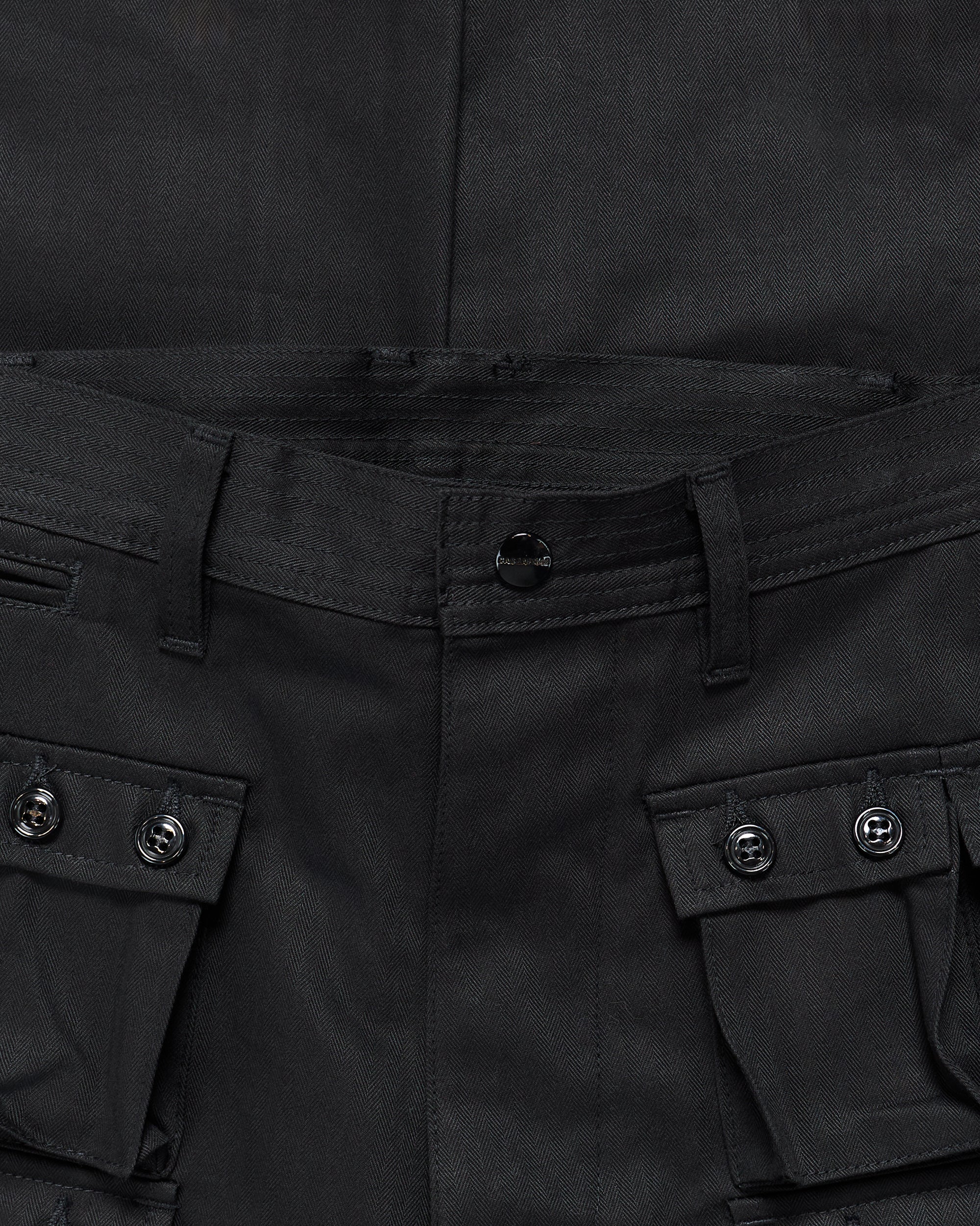 Sassafras G.D.U. Pants Herringbone Twill Black - Image 5