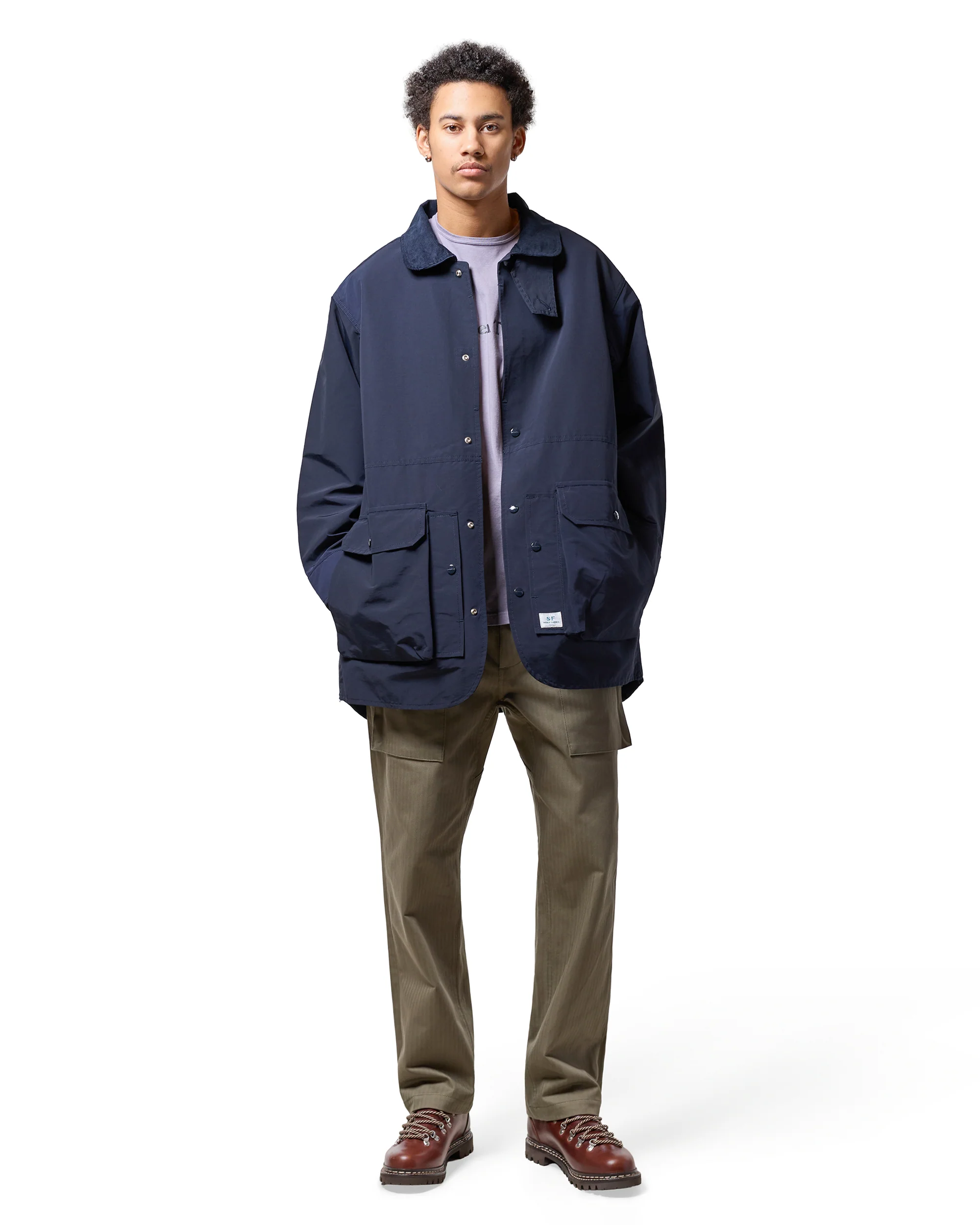 Sassafras G.D.U. Pants Herringbone Twill Olive - Image 4