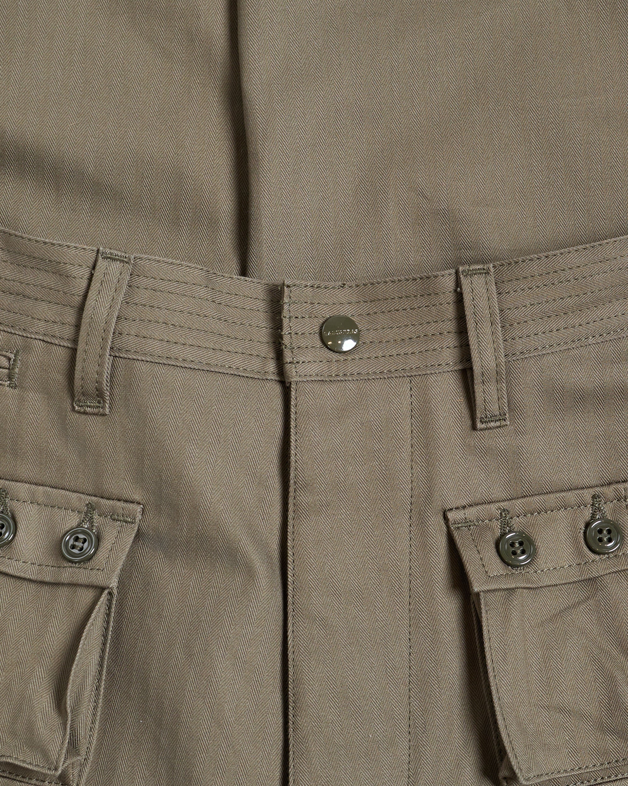Sassafras G.D.U. Pants Herringbone Twill Olive - Image 5