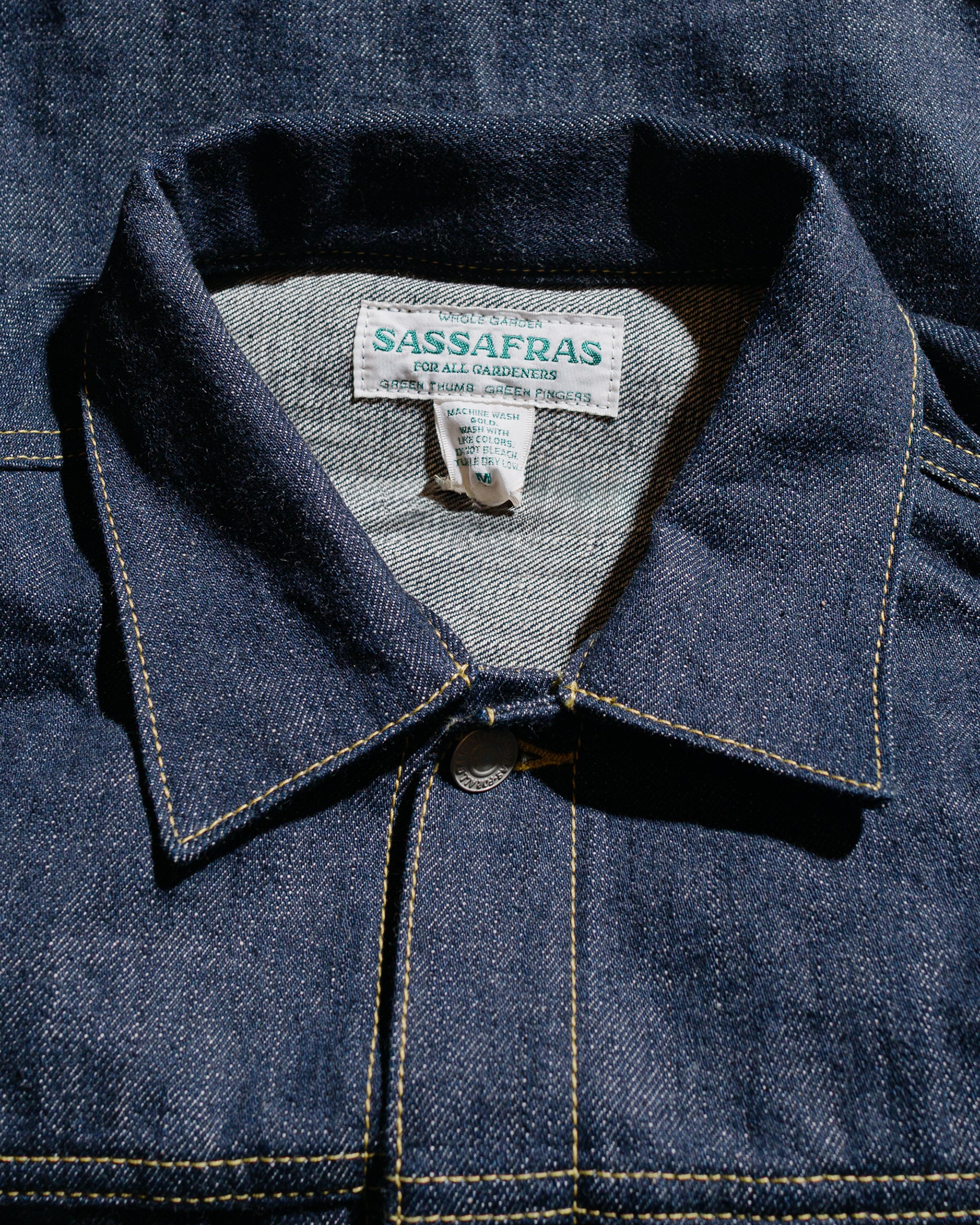 Sassafras Gardener Jacket 14oz Denim Indigo - Image 5