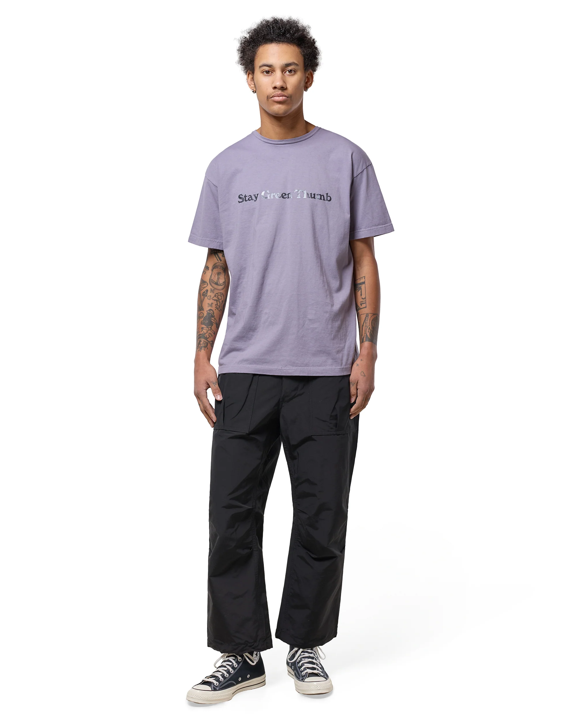 Sassafras Overgrown Fatigue Pants 60/40 Cotton Nylon Black - Image 4