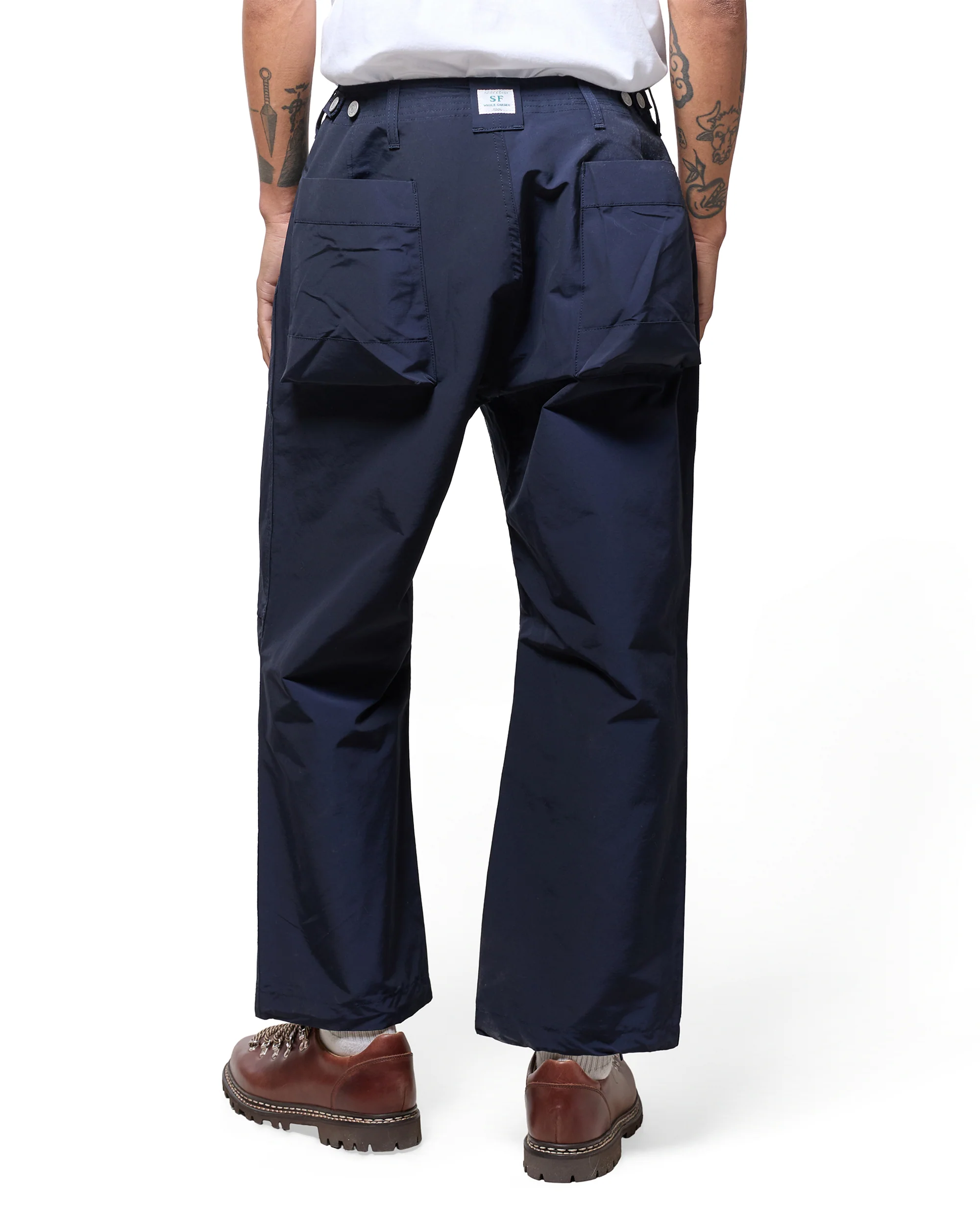 Sassafras Overgrown Fatigue Pants 60/40 Cotton Nylon Navy - Image 3
