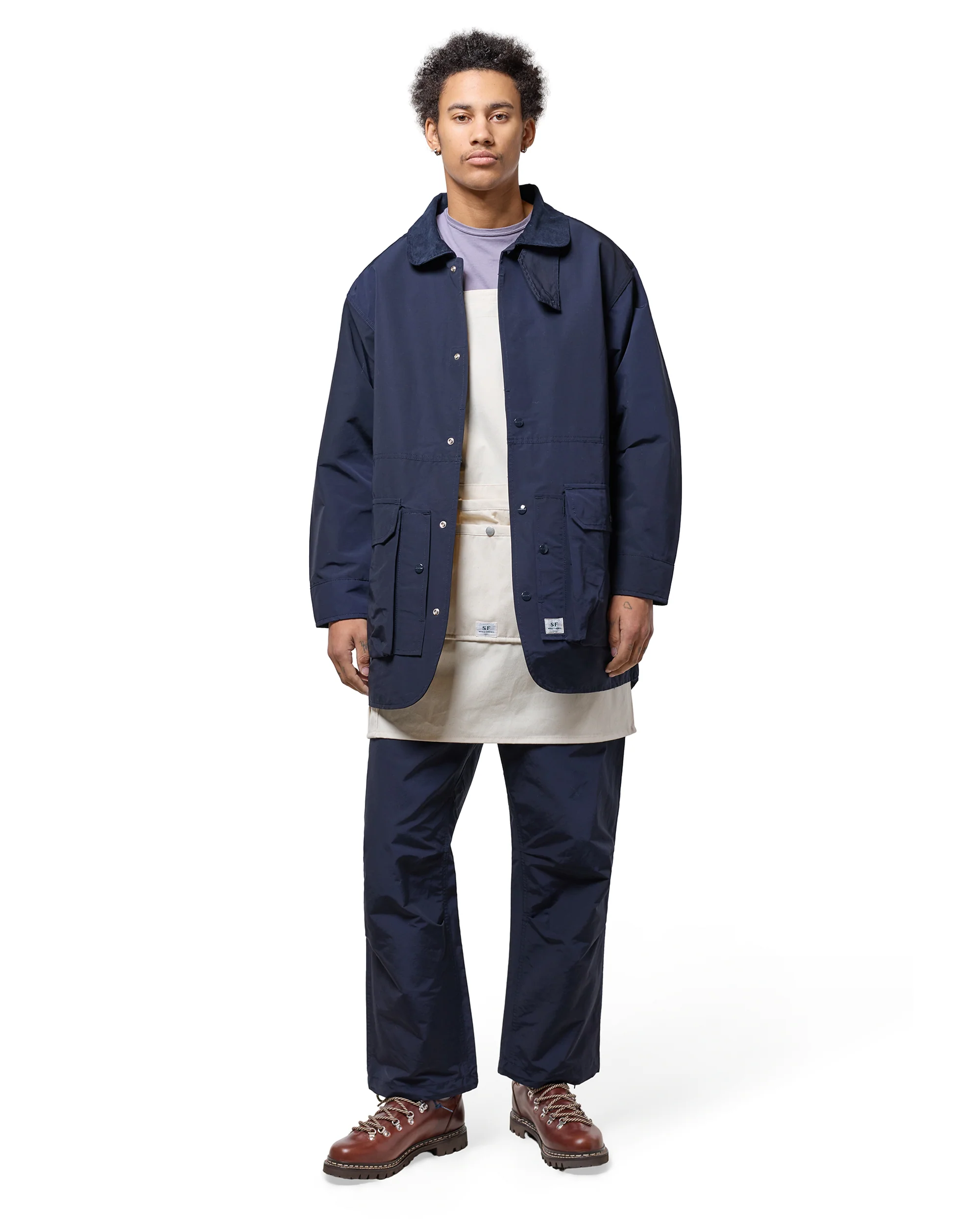 Sassafras Overgrown Fatigue Pants 60/40 Cotton Nylon Navy - Image 4