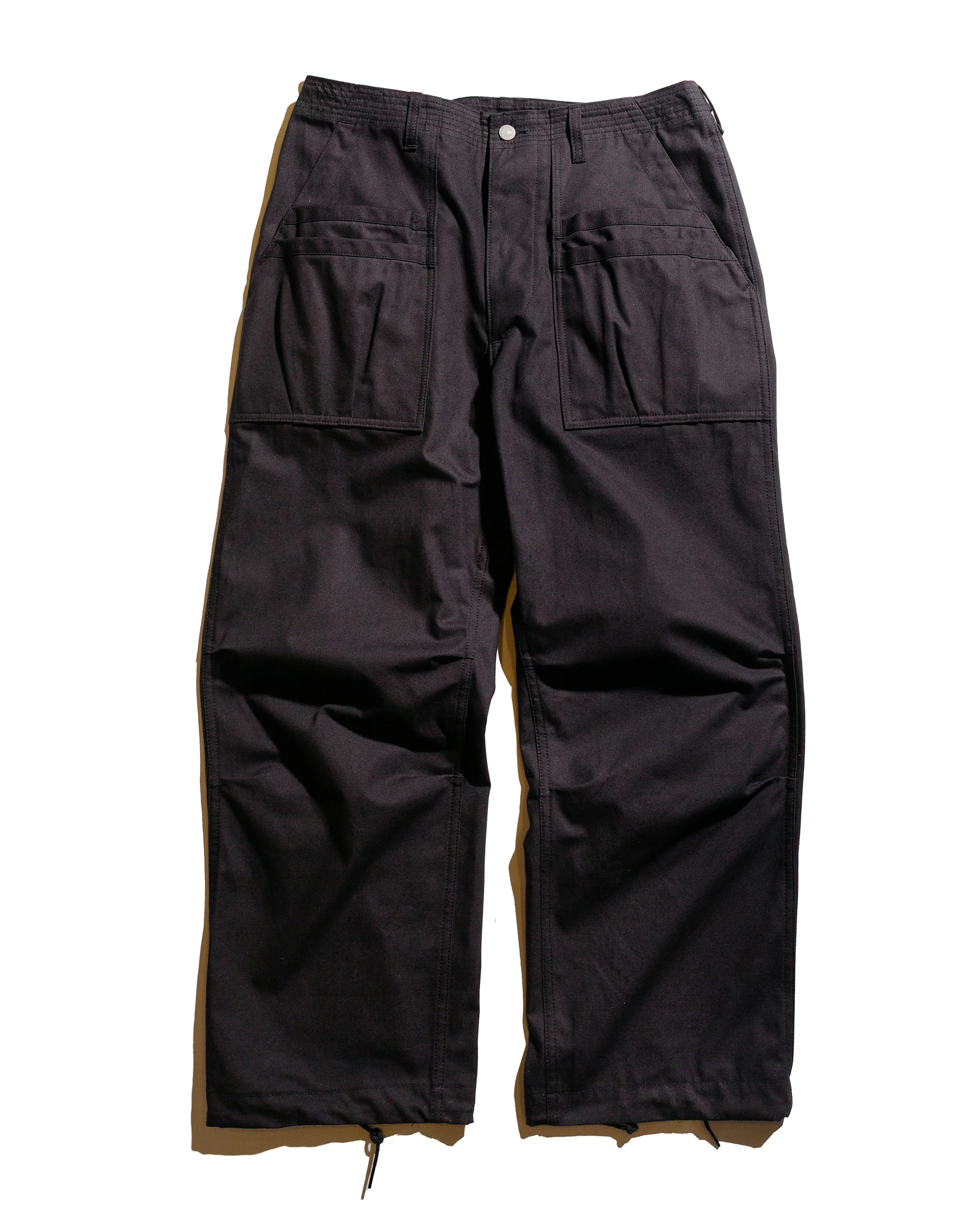 Sassafras Overgrown Fatigue Pants Military Poplin Black