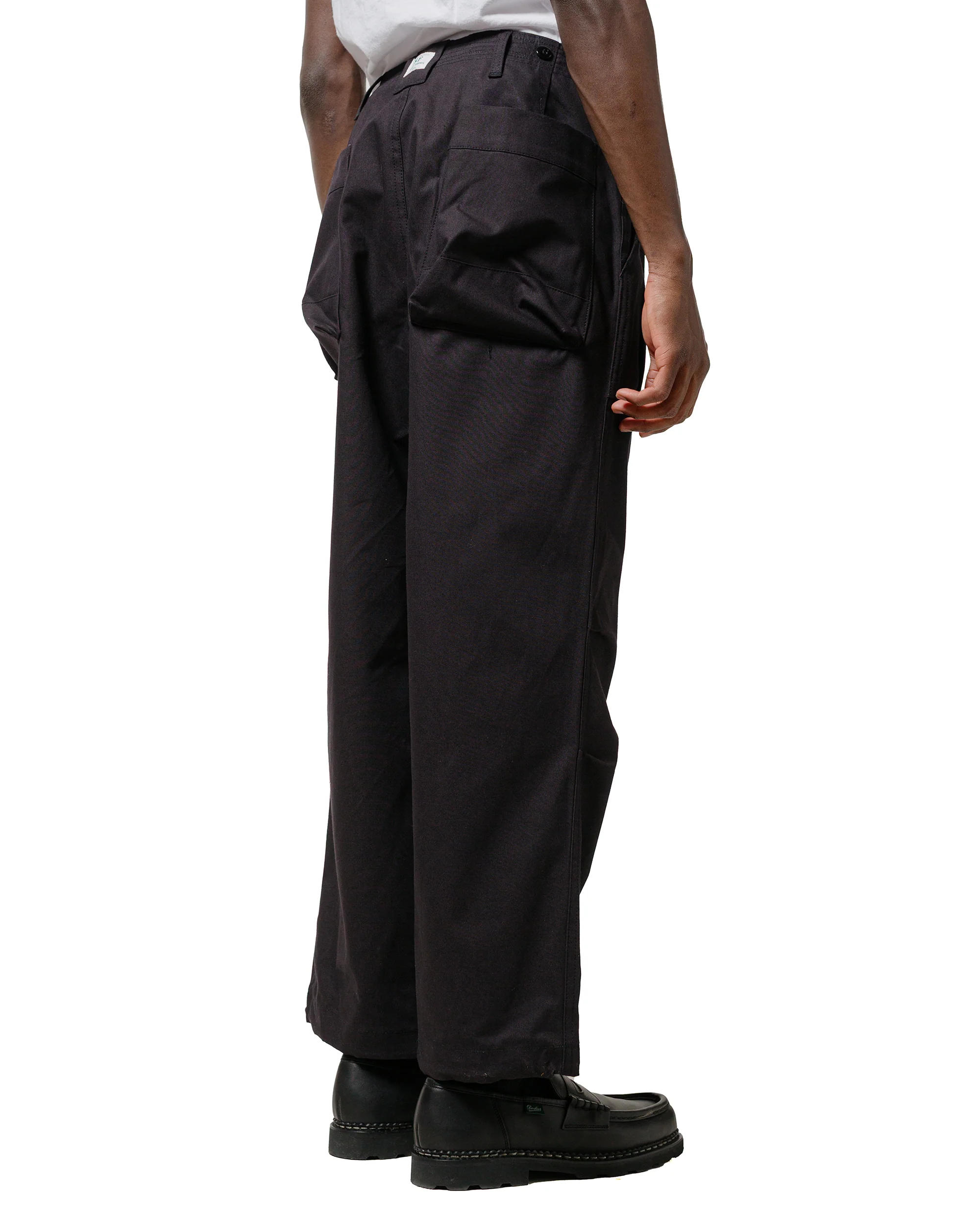 Sassafras Overgrown Fatigue Pants Military Poplin Black - Image 3