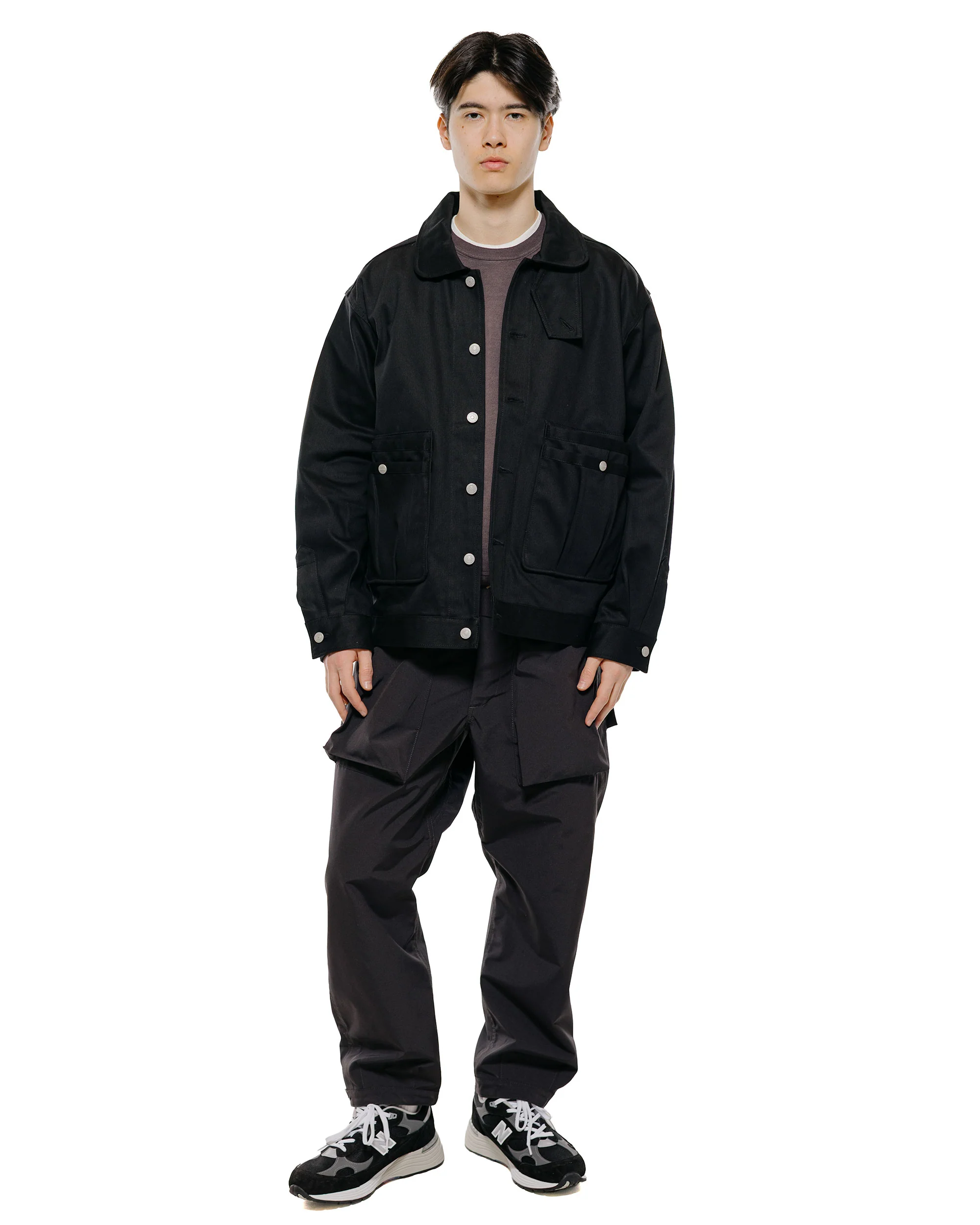 Sassafras Overgrown Trug Jacket Pique Black - Image 4