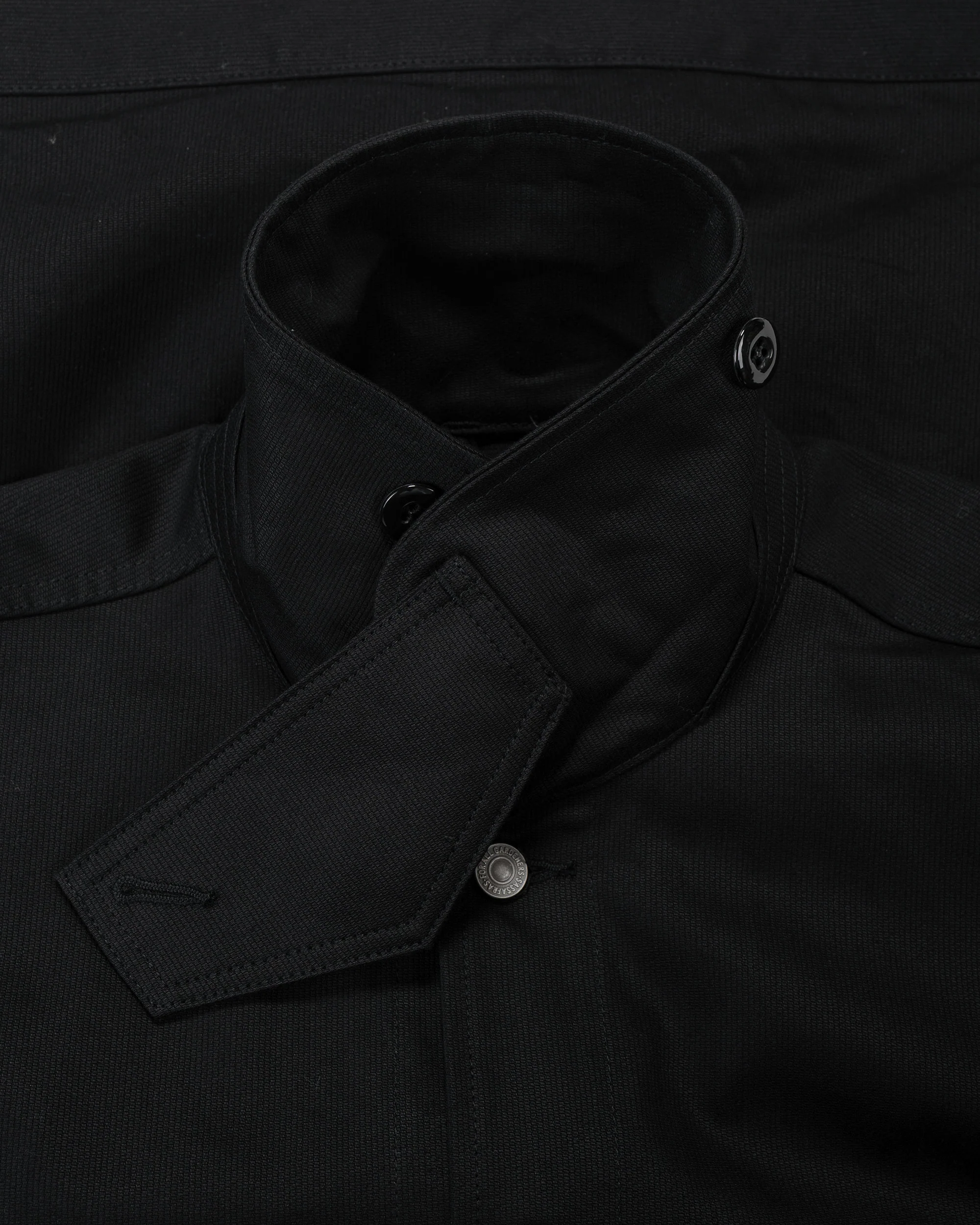 Sassafras Overgrown Trug Jacket Pique Black - Image 5