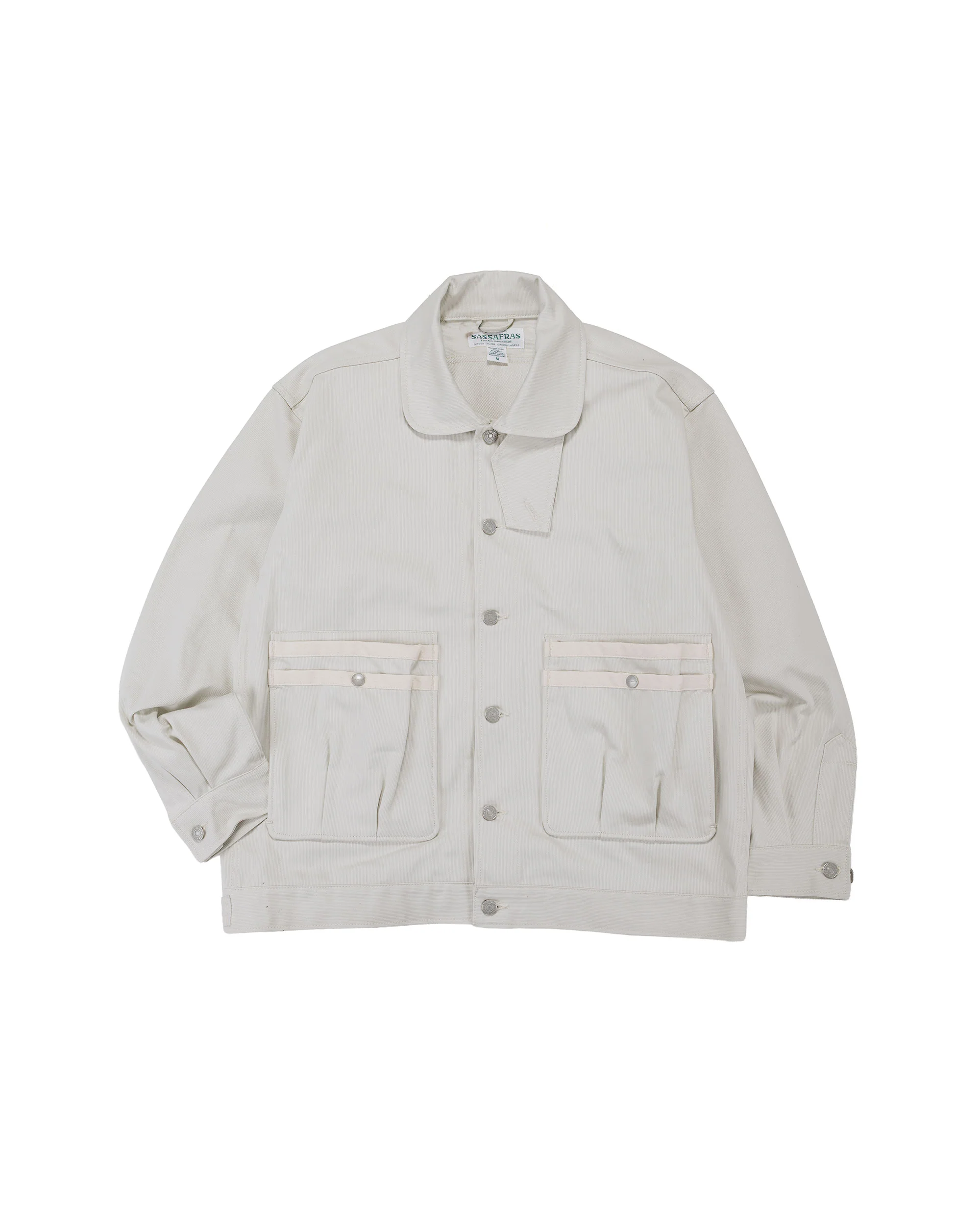 Sassafras Overgrown Trug Jacket Pique Ivory