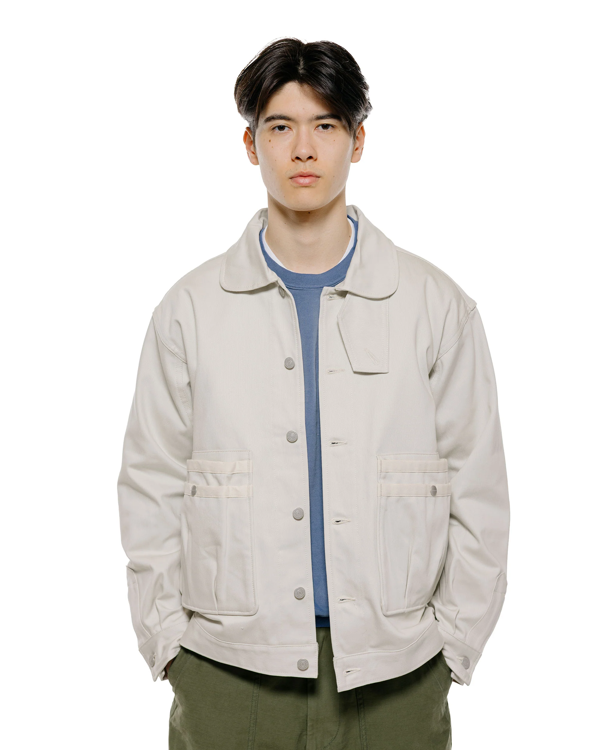 Sassafras Overgrown Trug Jacket Pique Ivory - Image 2
