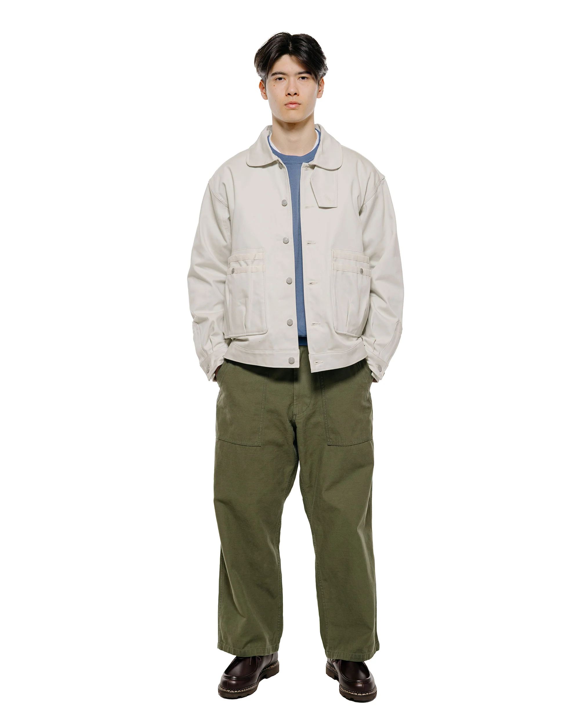 Sassafras Overgrown Trug Jacket Pique Ivory - Image 4
