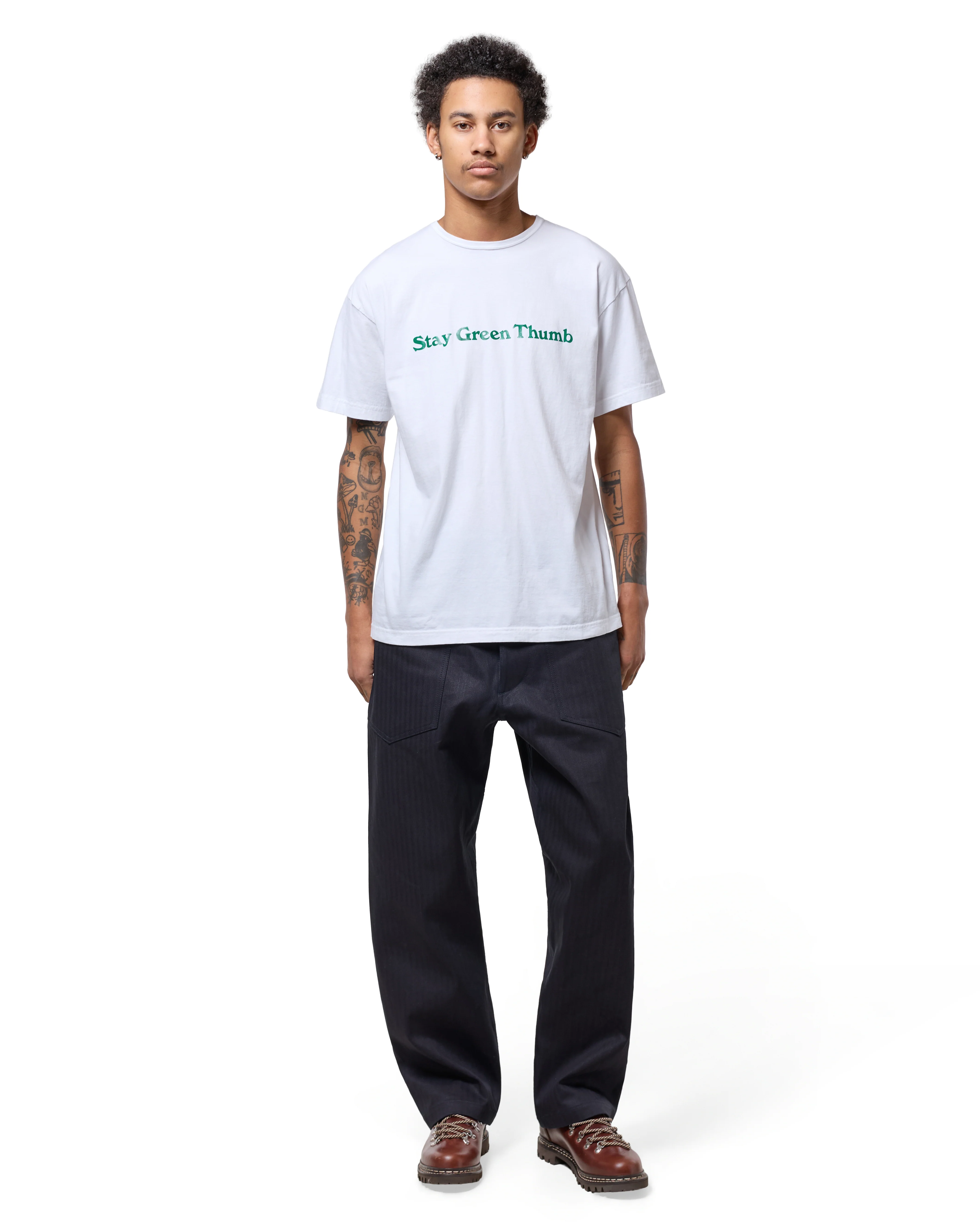 Sassafras Stay Green Thumb T 1/2 White - Image 4