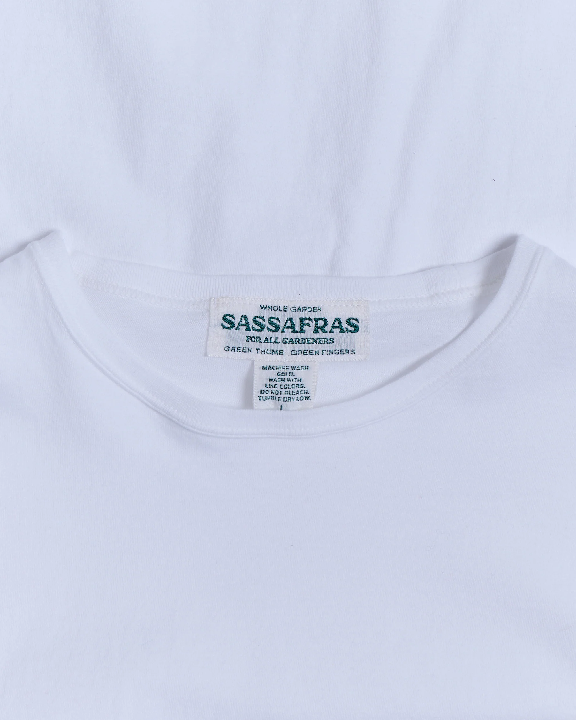 Sassafras Stay Green Thumb T 1/2 White - Image 5