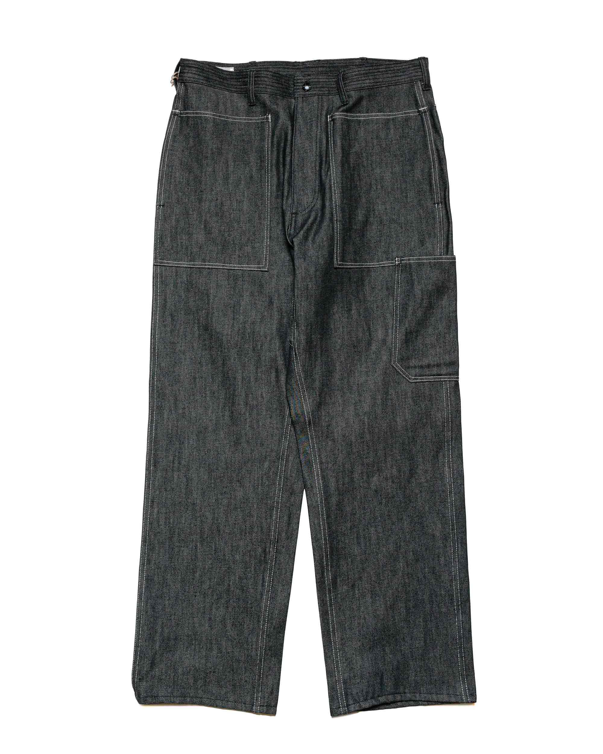 Sassafras T.P. Landscaper Pants 13oz Slab Denim Black