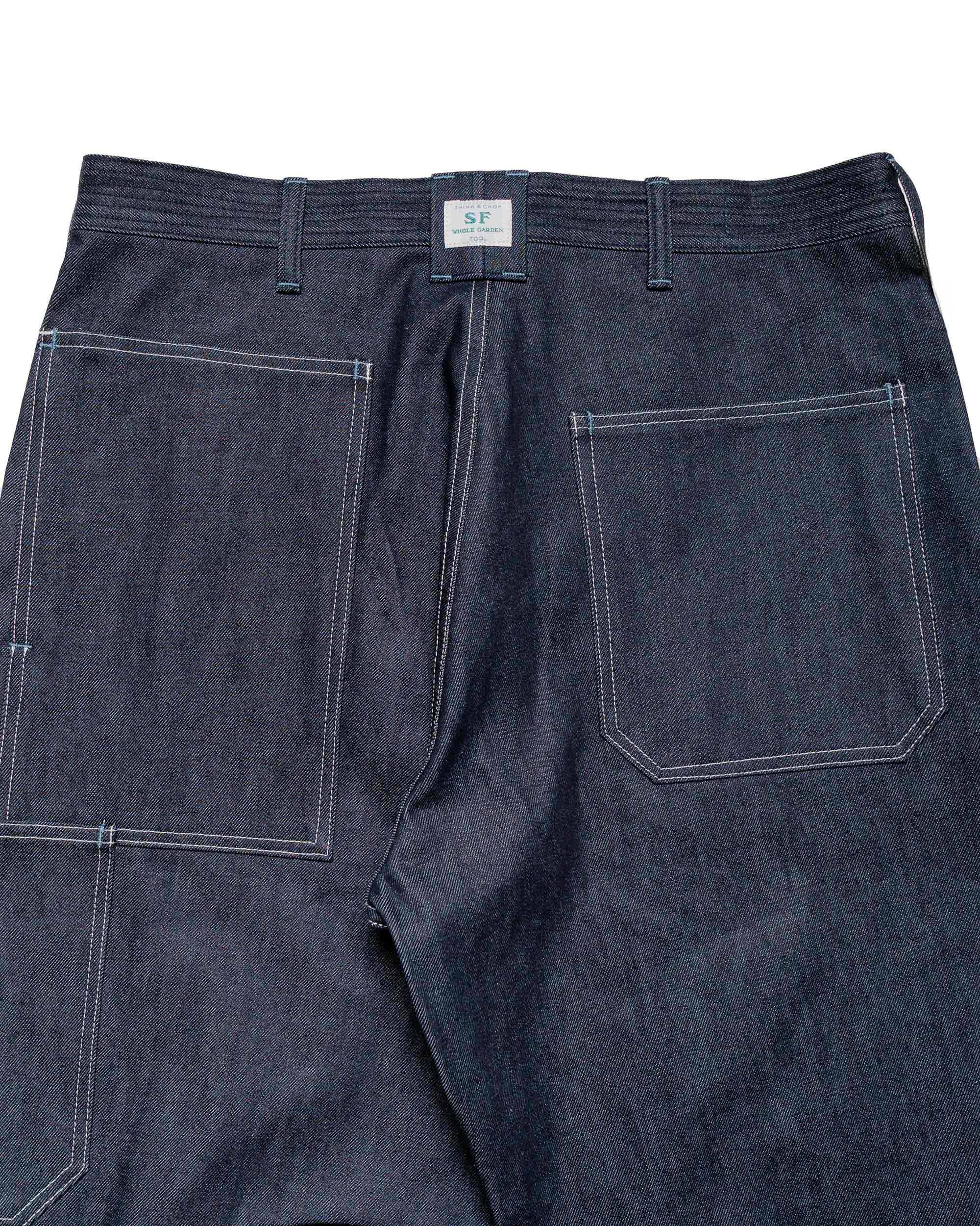 Sassafras T.P. Landscaper Pants 13oz Slab Denim Indigo - Image 5