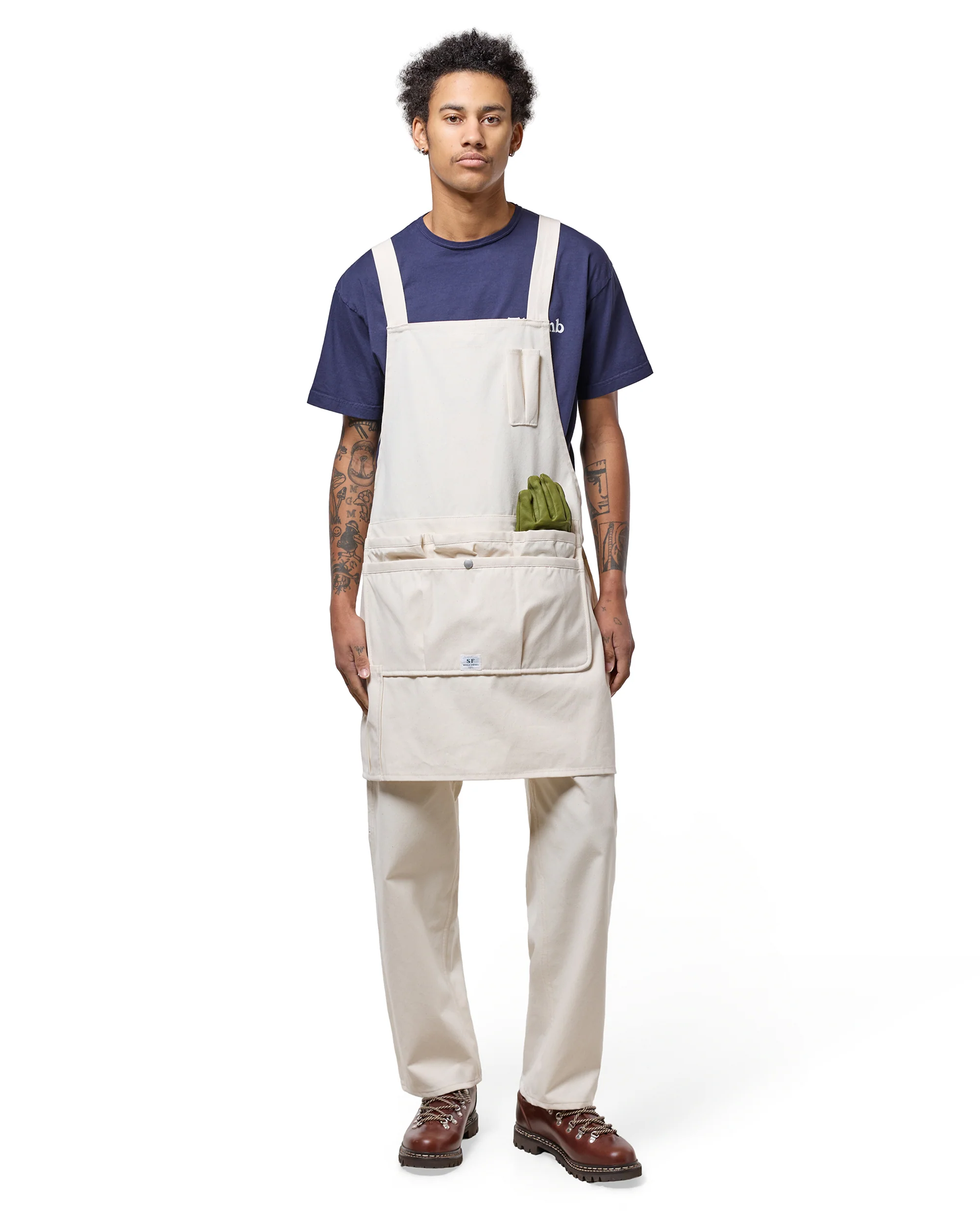 Sassafras Whole Hole Apron Canvas Natural - Image 2