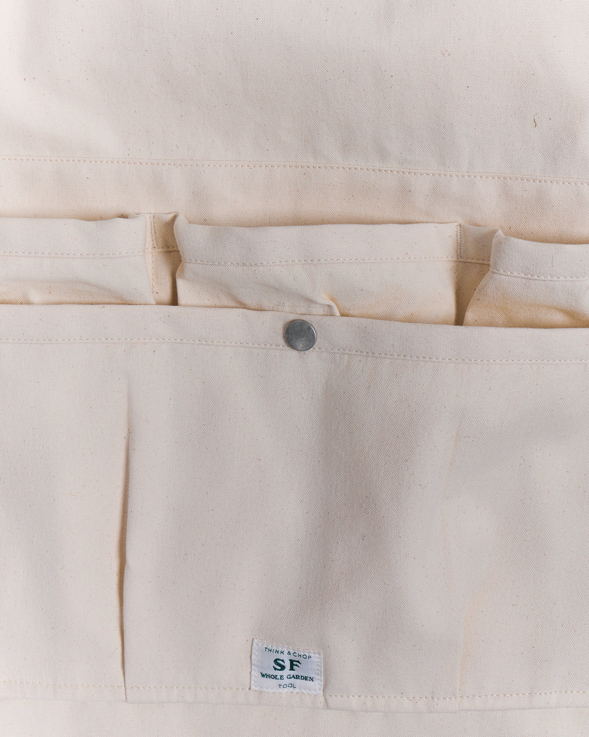 Sassafras Whole Hole Apron Canvas Natural - Image 4