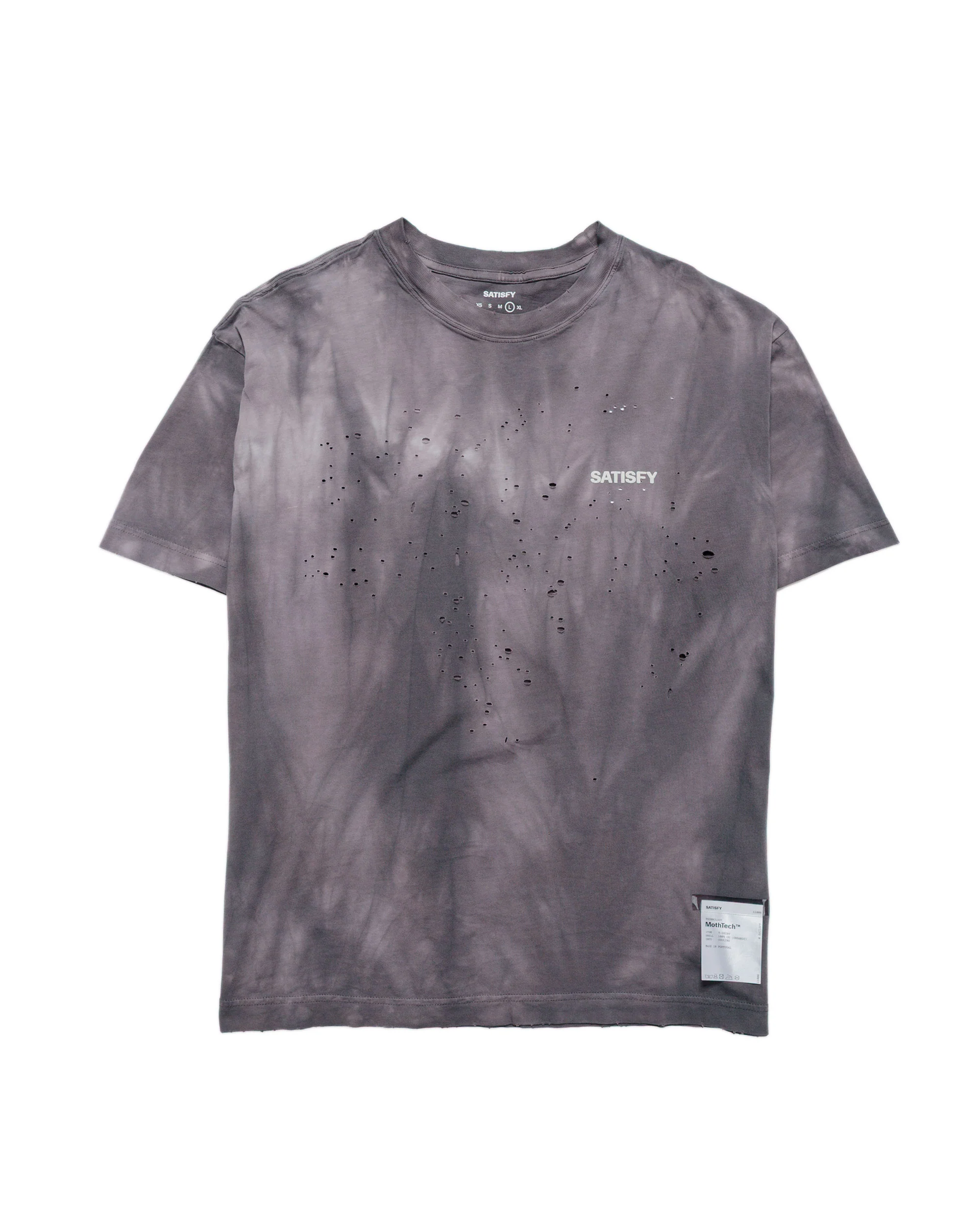 SATISFY MothTech T-Shirt Sun Bleached Shark