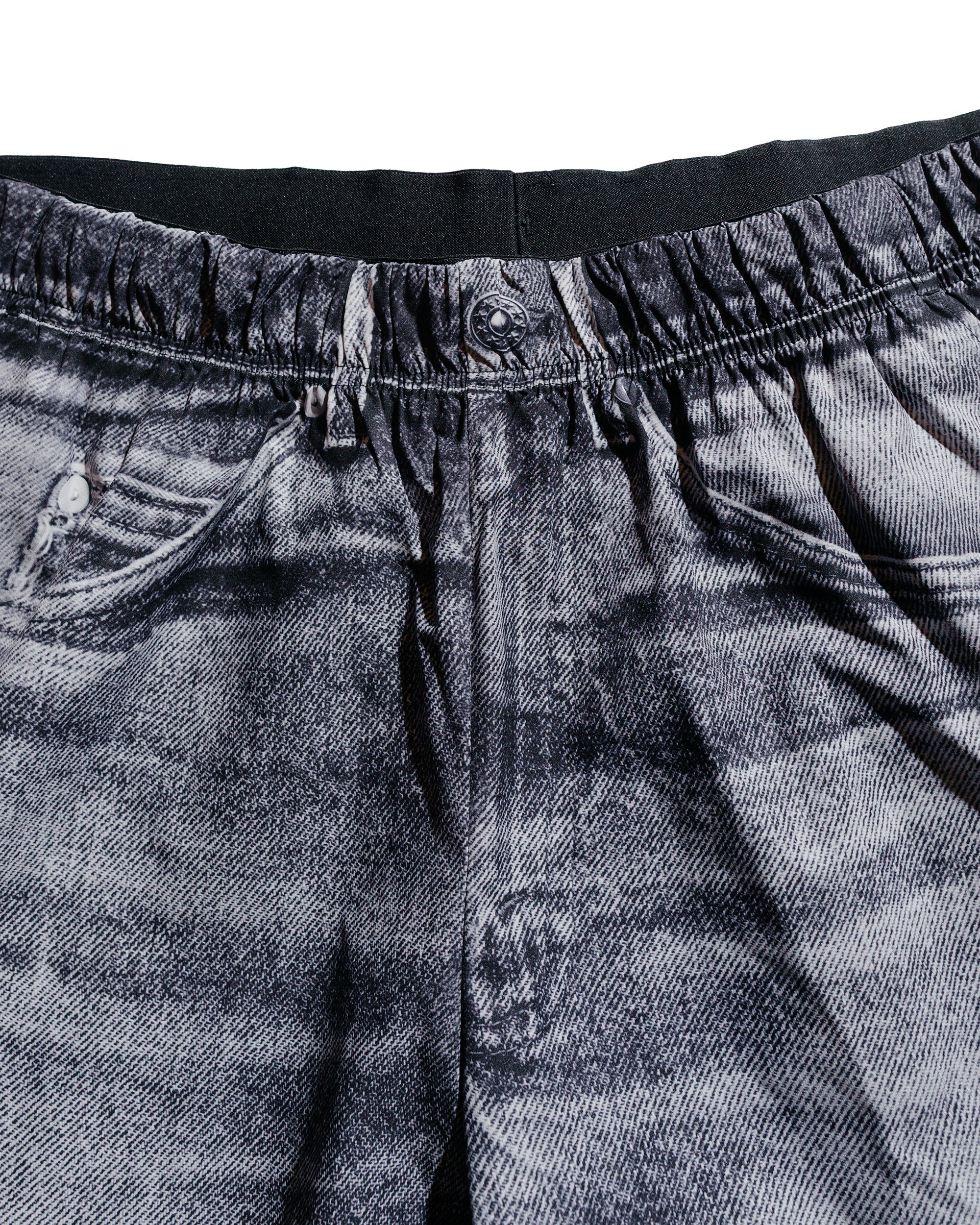 SATISFY PeaceShell 5" Unlined Shorts Black Denim - Image 5