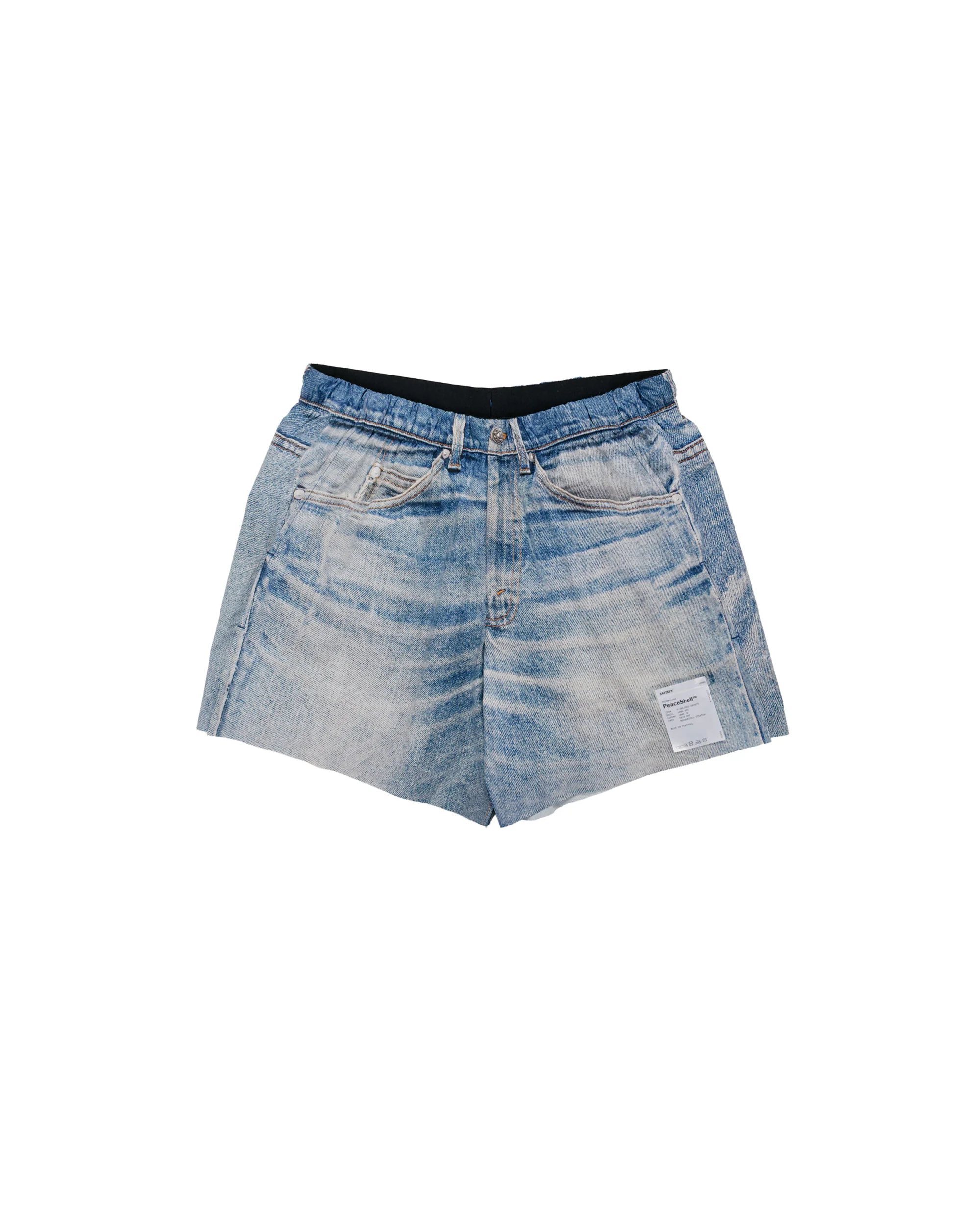 SATISFY PeaceShell 5" Unlined Shorts Digital Denim