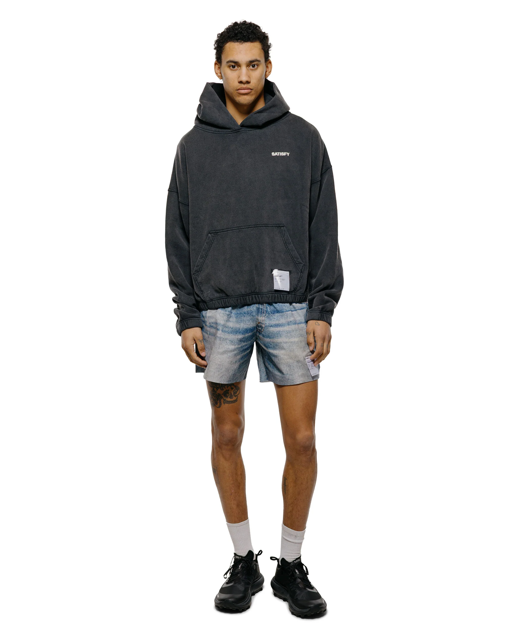 SATISFY PeaceShell 5" Unlined Shorts Digital Denim - Image 4