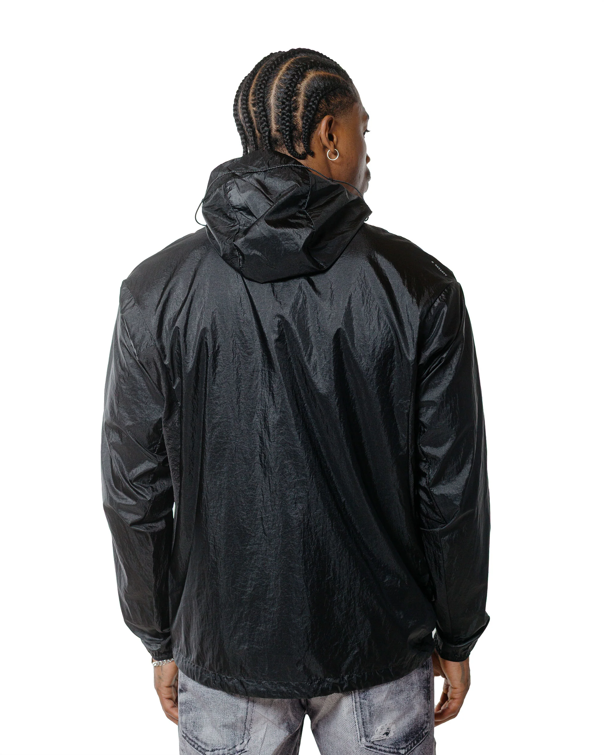 SATISFY Pertex Diamond Fuse Windbreaker Black - Image 3