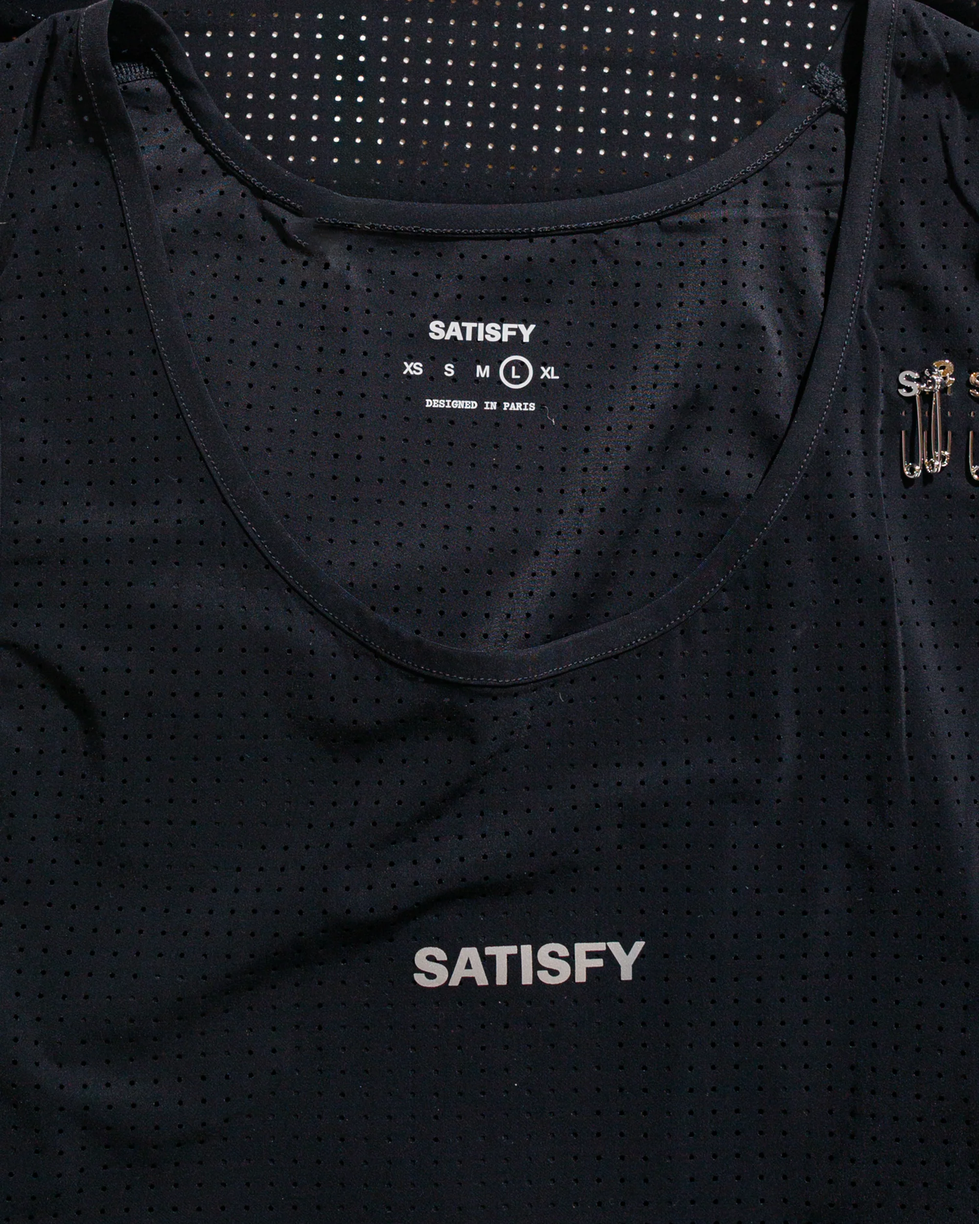 SATISFY Space-O Singlet Black - Image 5