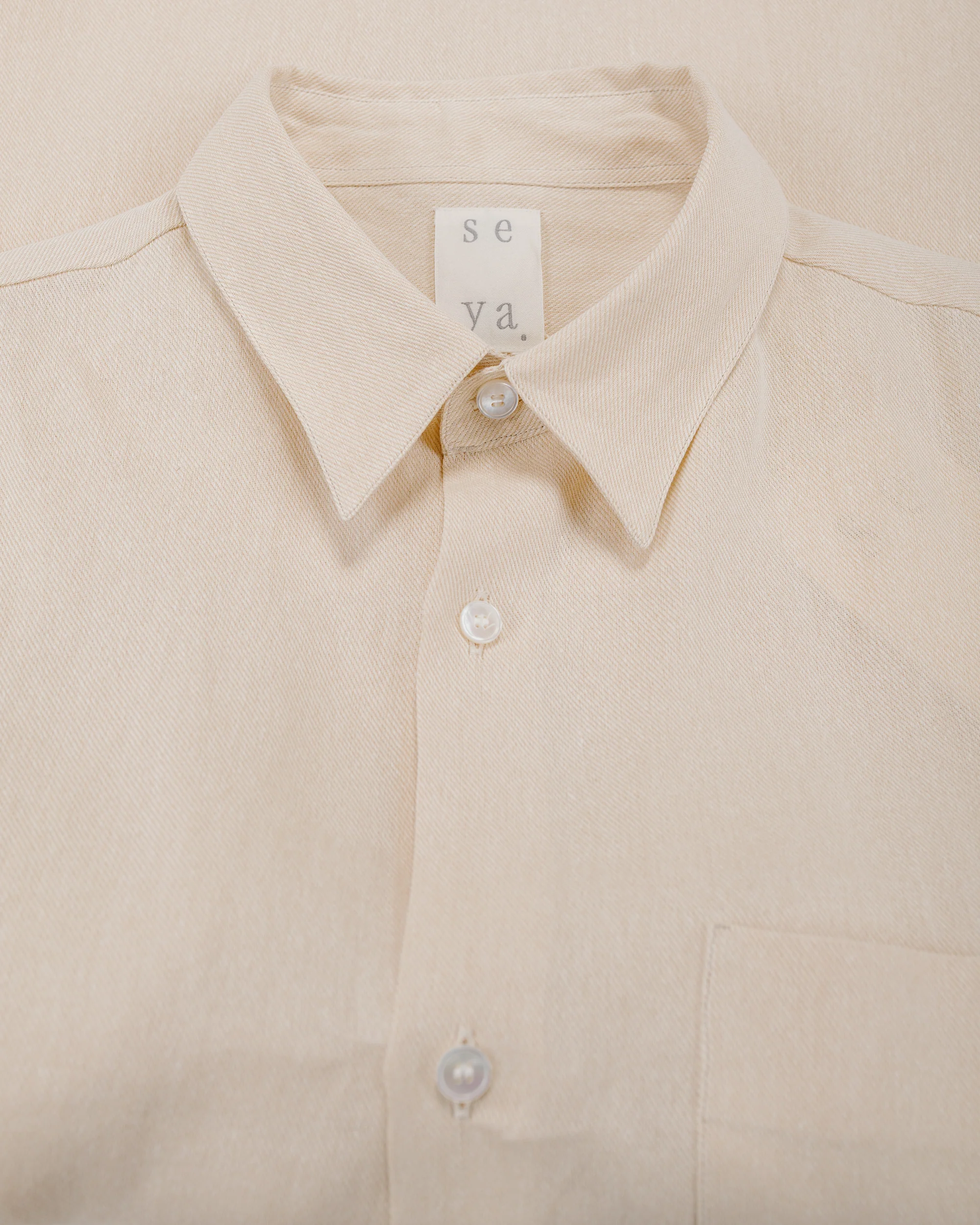 Seya. Eternal Summer Shirt/Cedar Wood Washi Whitewood - Image 4