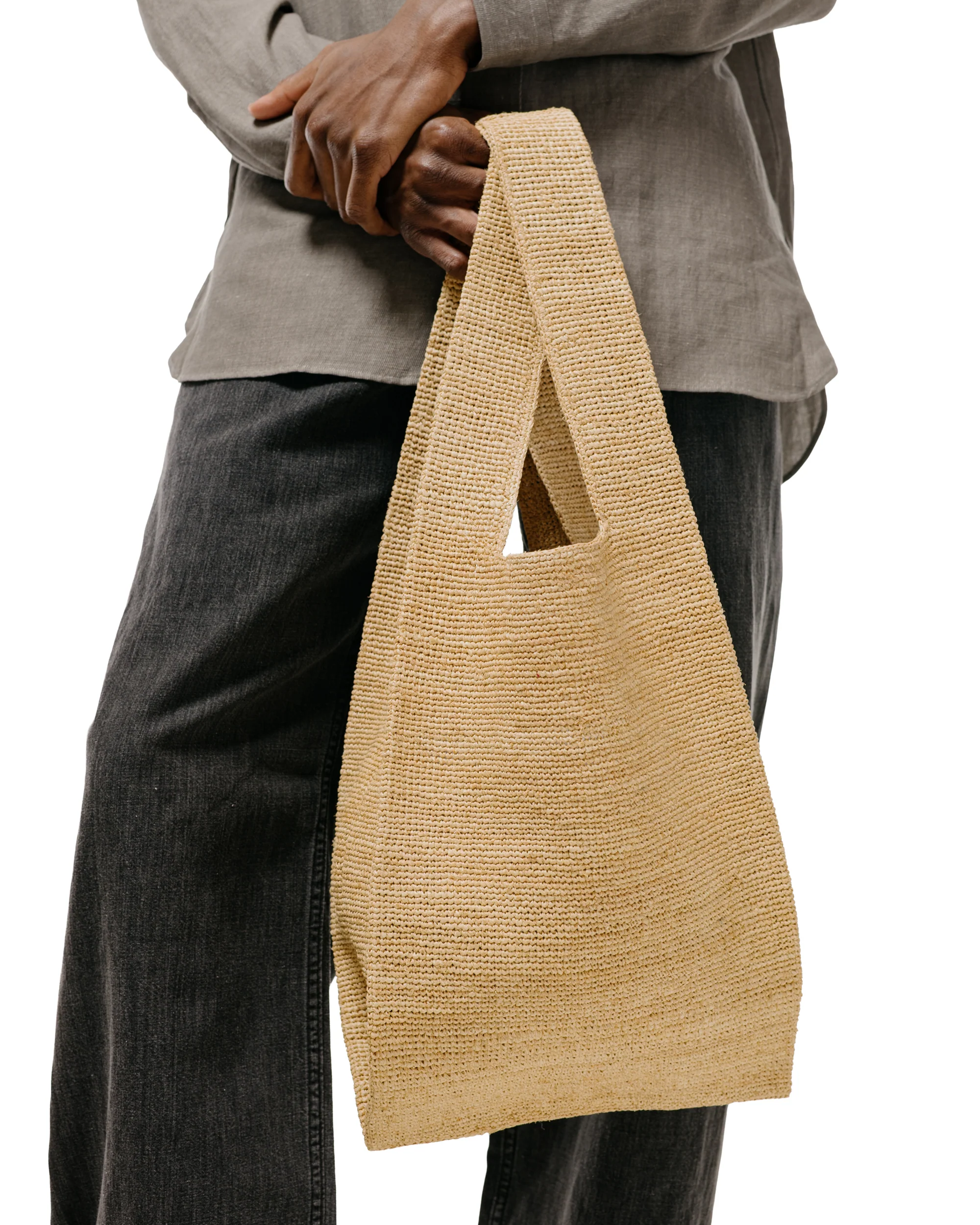 Seya. Medium Raffia Bag Natural - Image 2