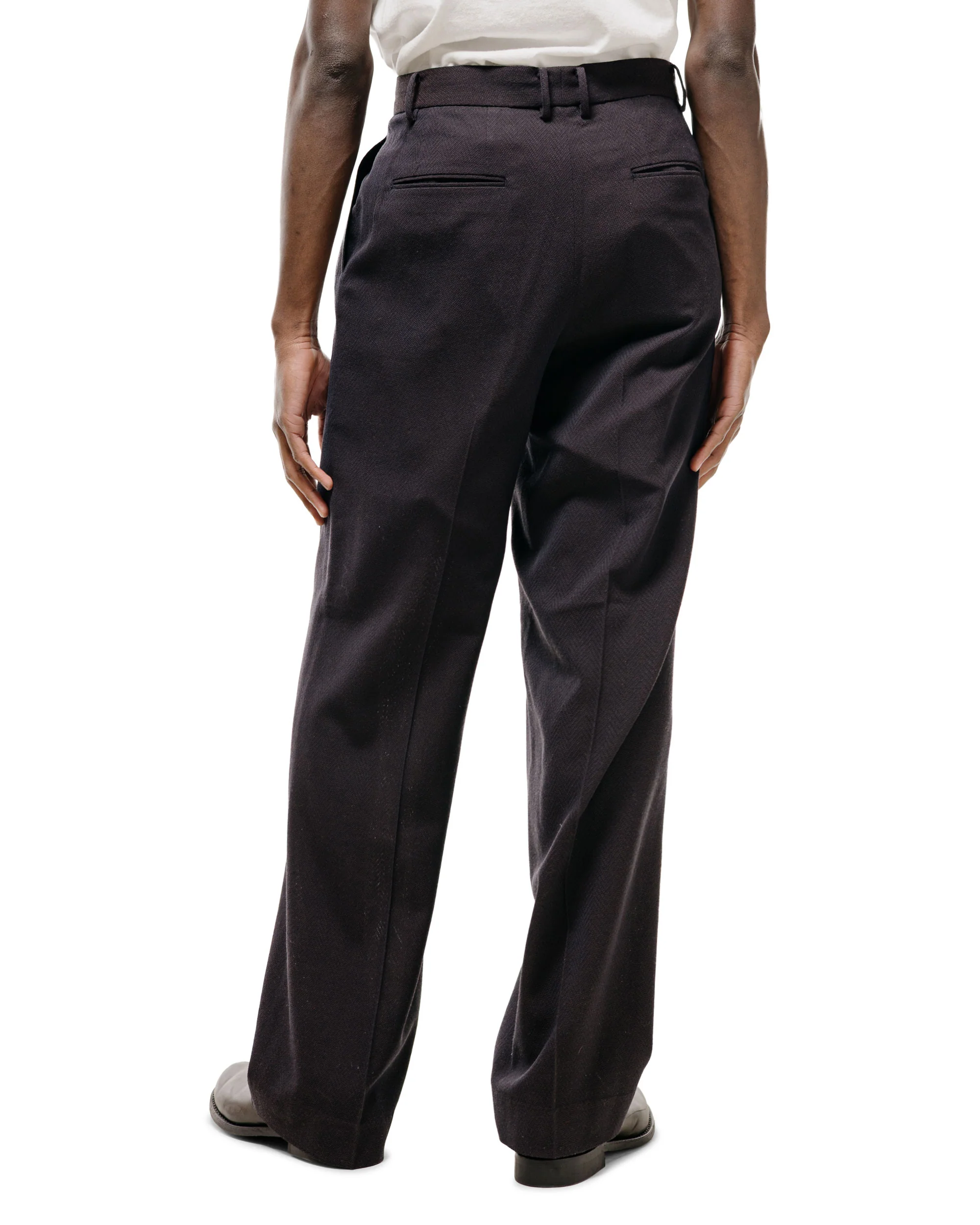 Seya. Travel Pants/Summer Herringbone Mud Indigo - Image 3