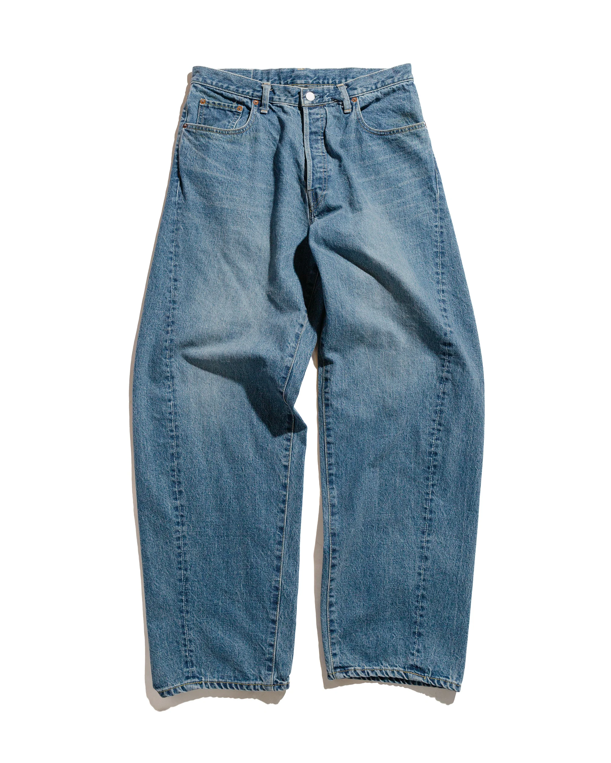 ssstein Twist Seam Vintage Denim Jeans Indigo