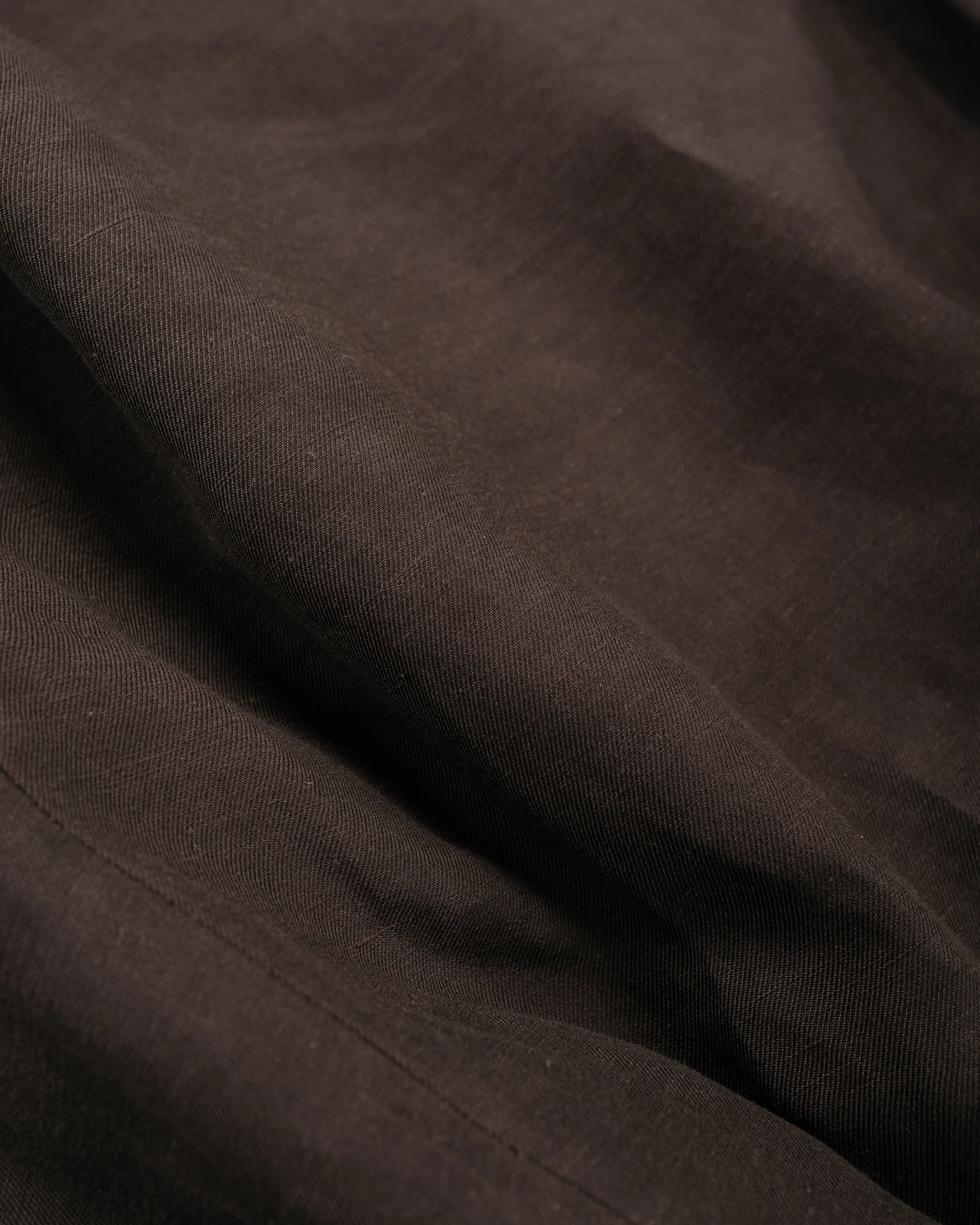 ssstein Vis/Li/Ra Twill Wide Easy Short Trousers Khaki Brown - Image 5